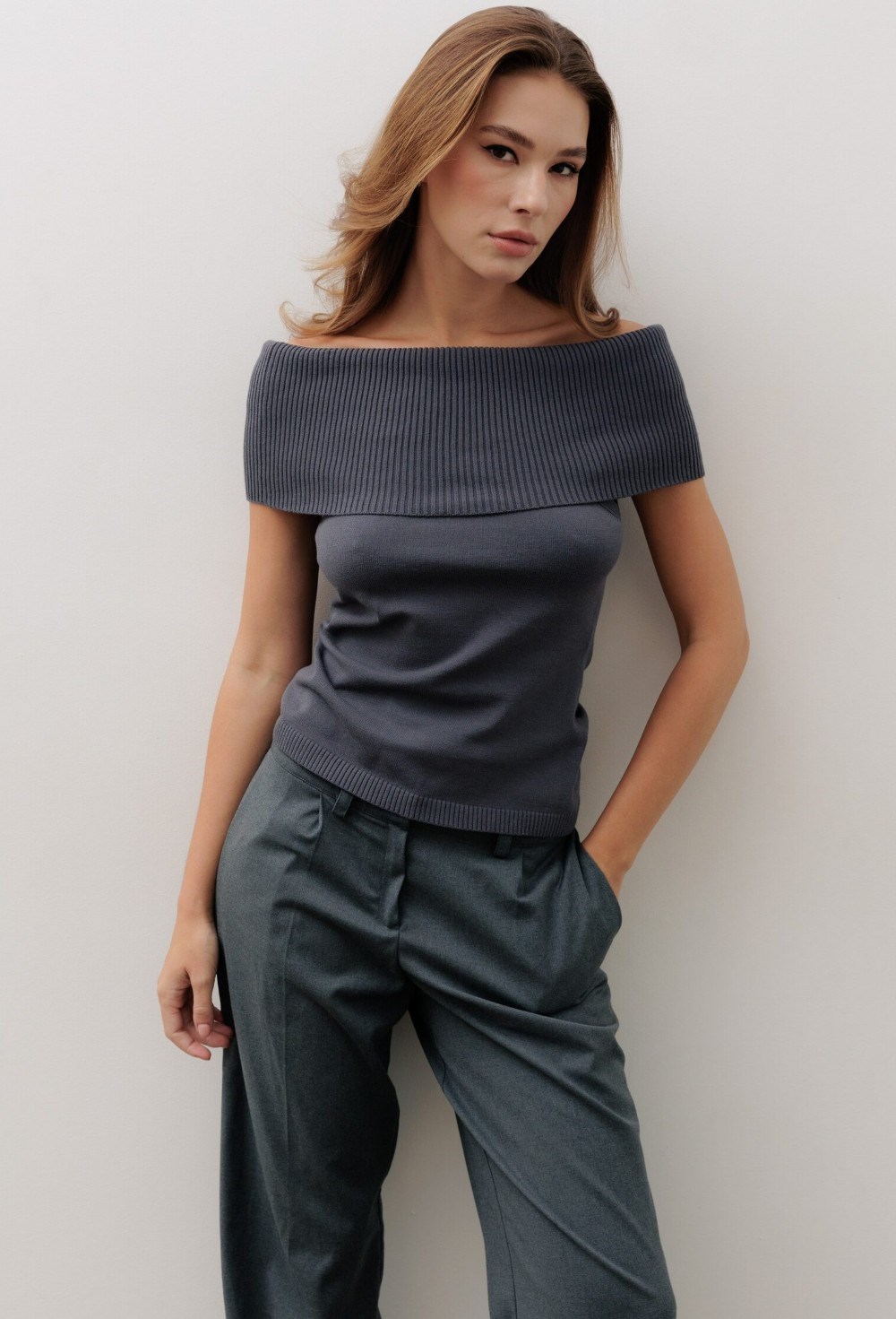 Топ с открытыми плечами - фото 113779