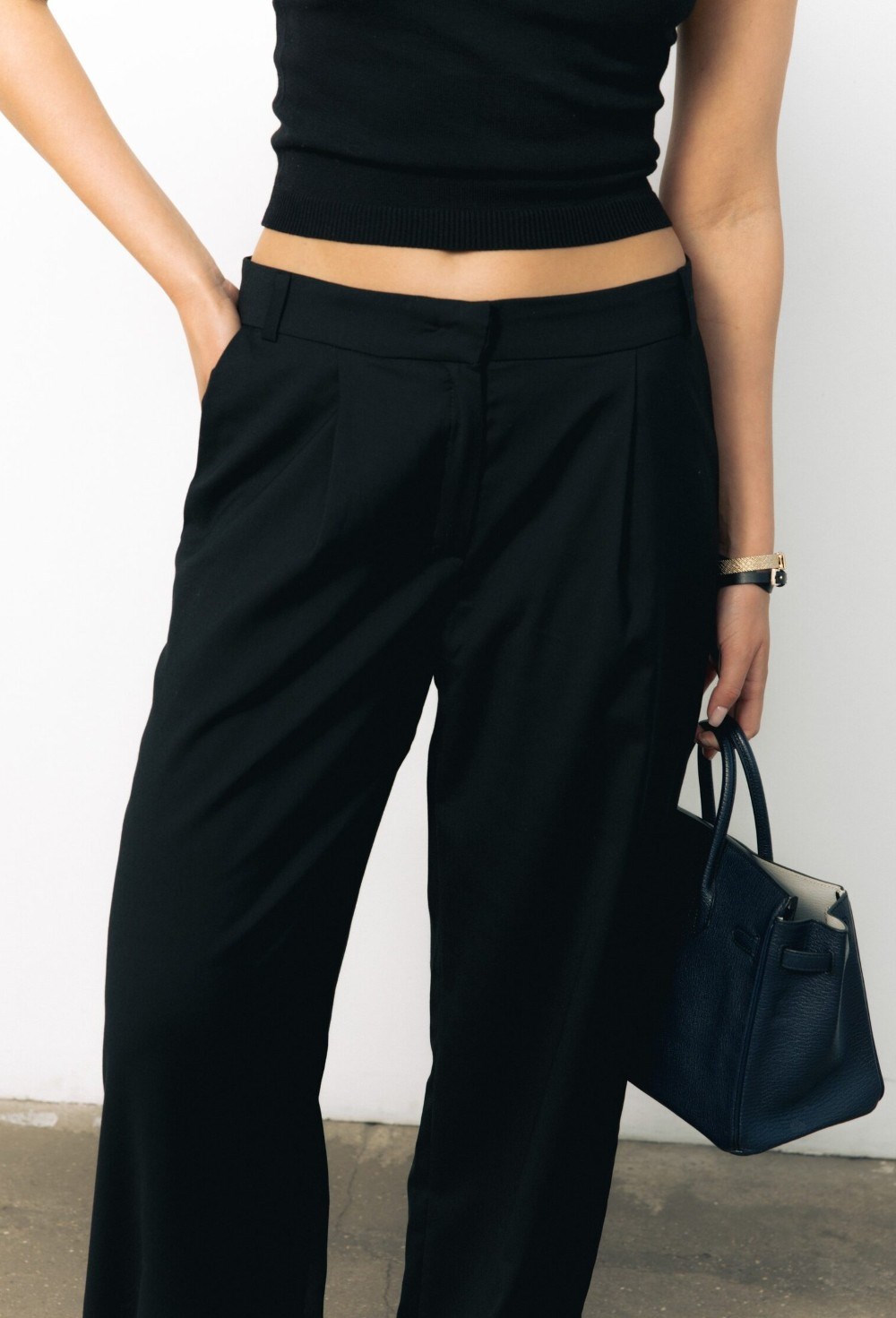 Брюки с низкой посадкой - фото 113810