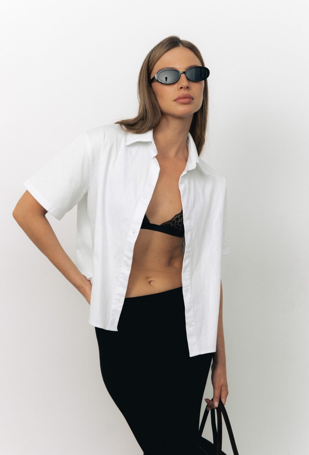 Рубашка с короткими рукавами - фото 113813