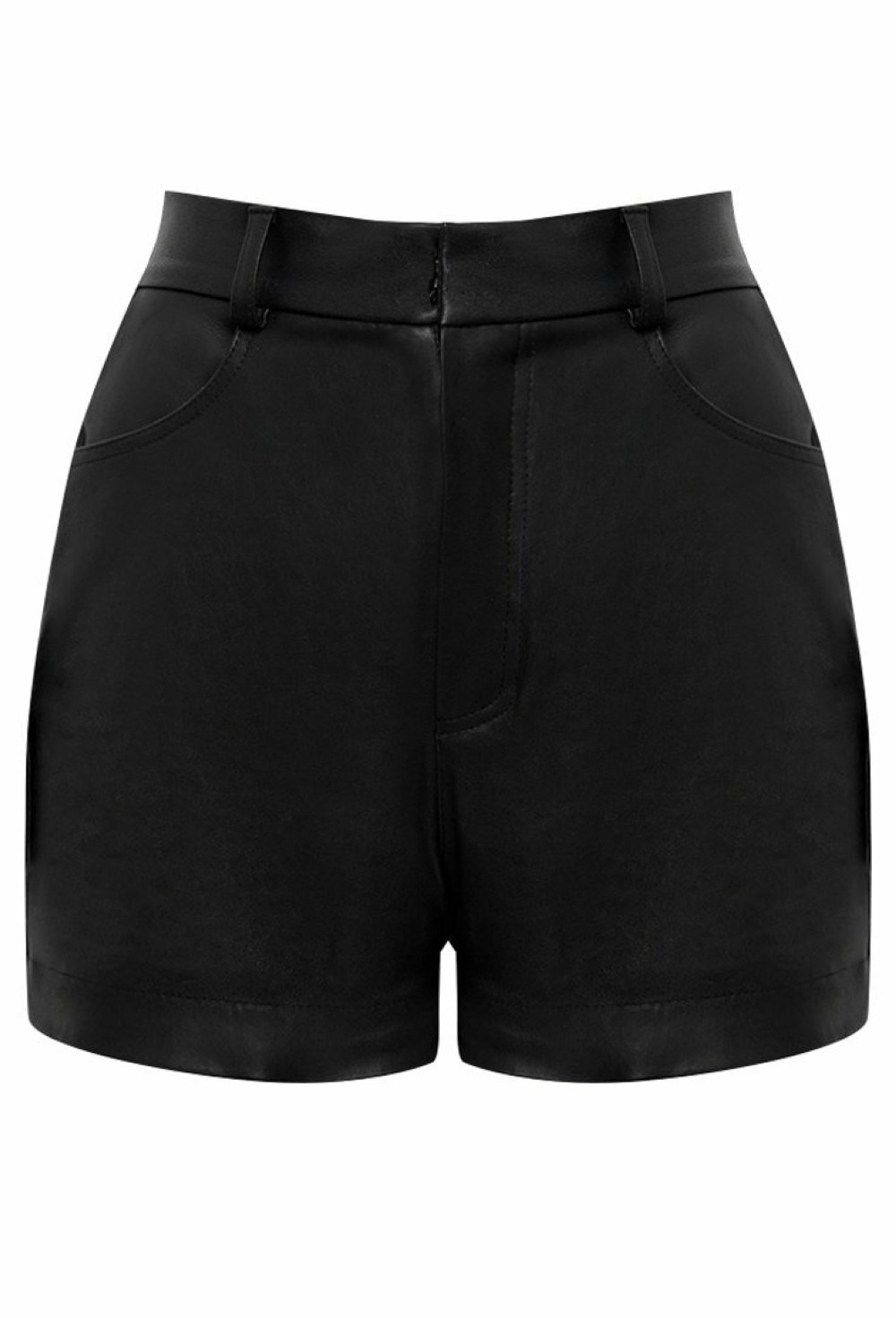 Шорты кожаные - фото 113857
