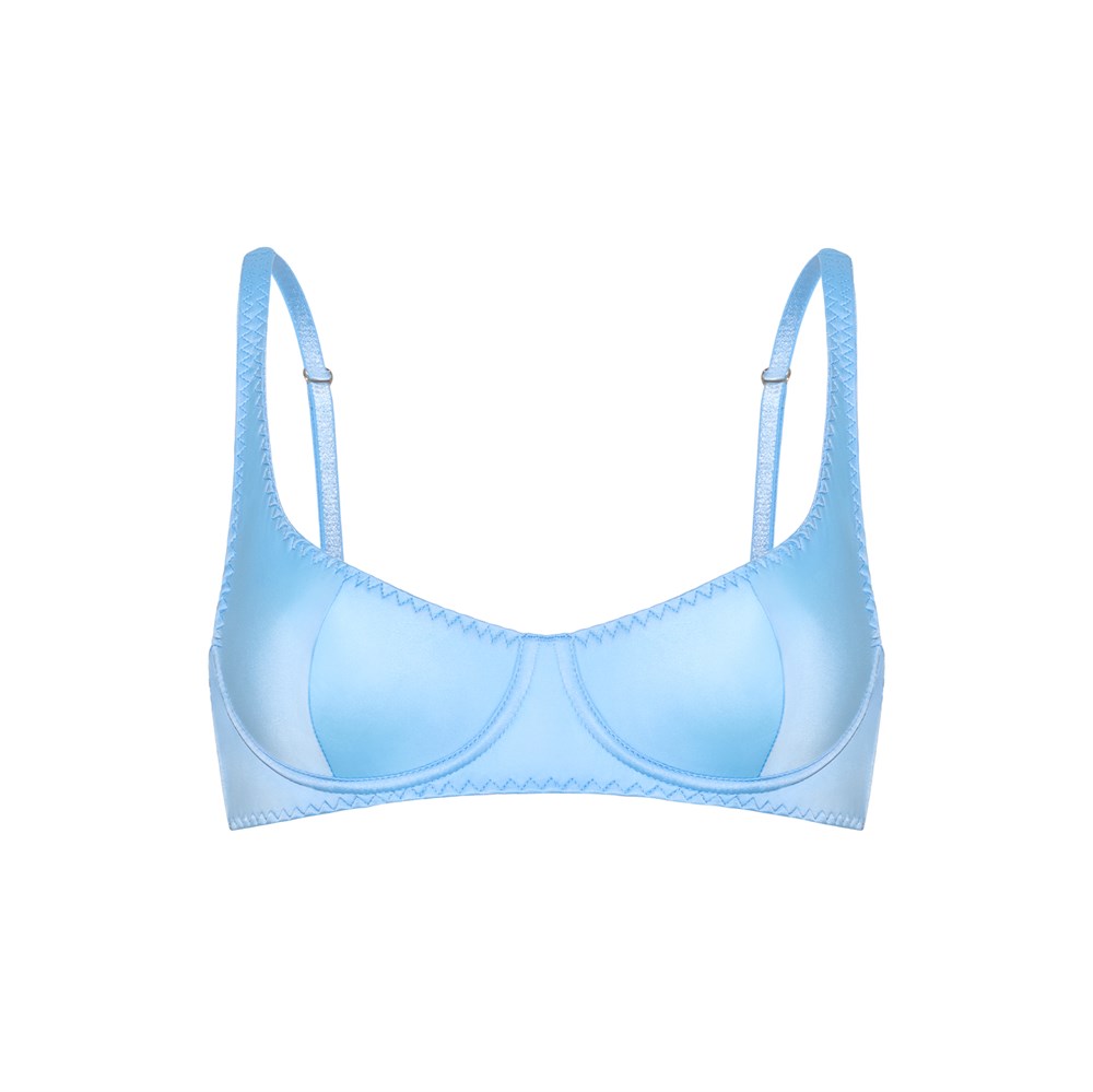 Бюстгальтер BLUE SATIN - фото 114129