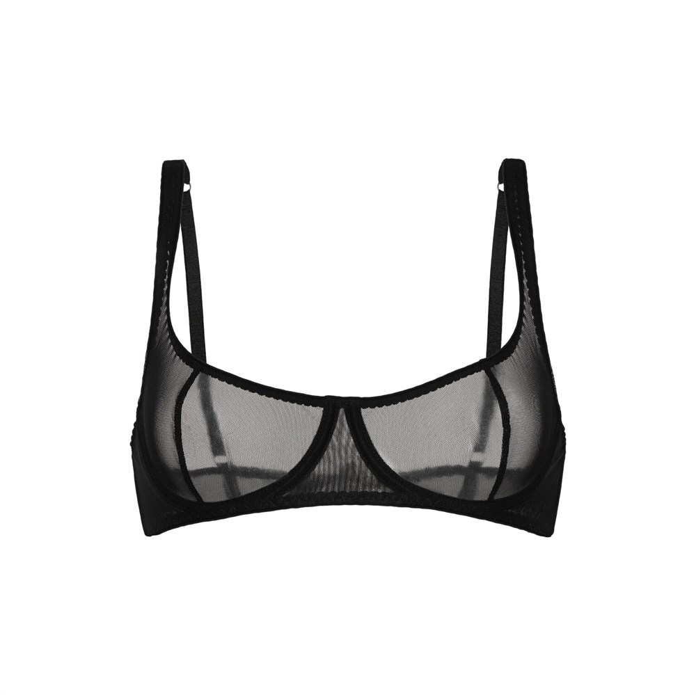 Бюстгальтер BASIC BRA BLACK - фото 114160