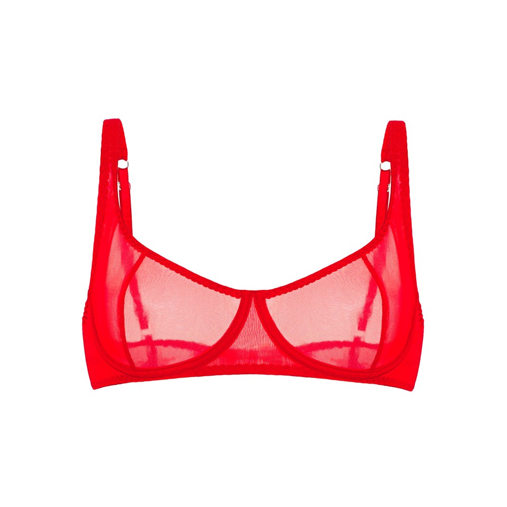 Бюстгальтер BASIC BRA RED - фото 114169