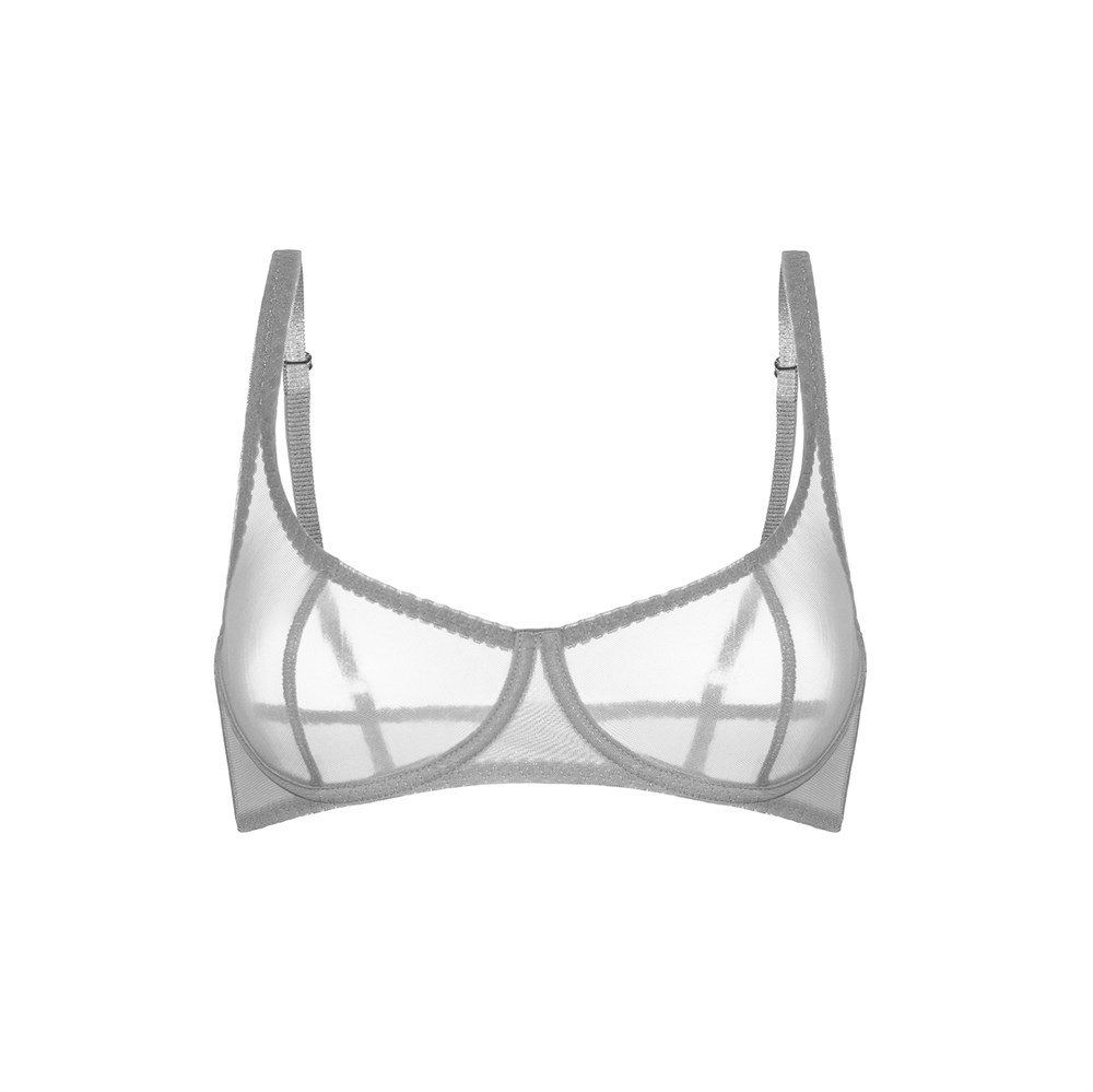 Бюстгальтер BASIC BRA GRAPHITE - фото 114175