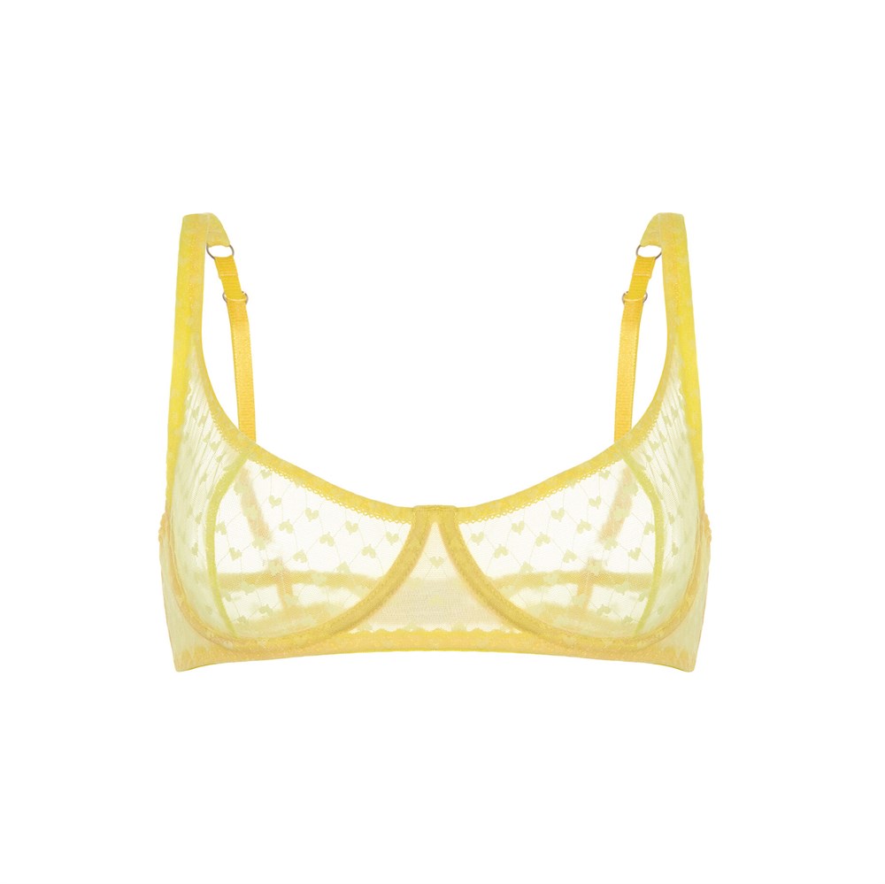 Бюстгальтер BASIC YELLOW HEART - фото 114189