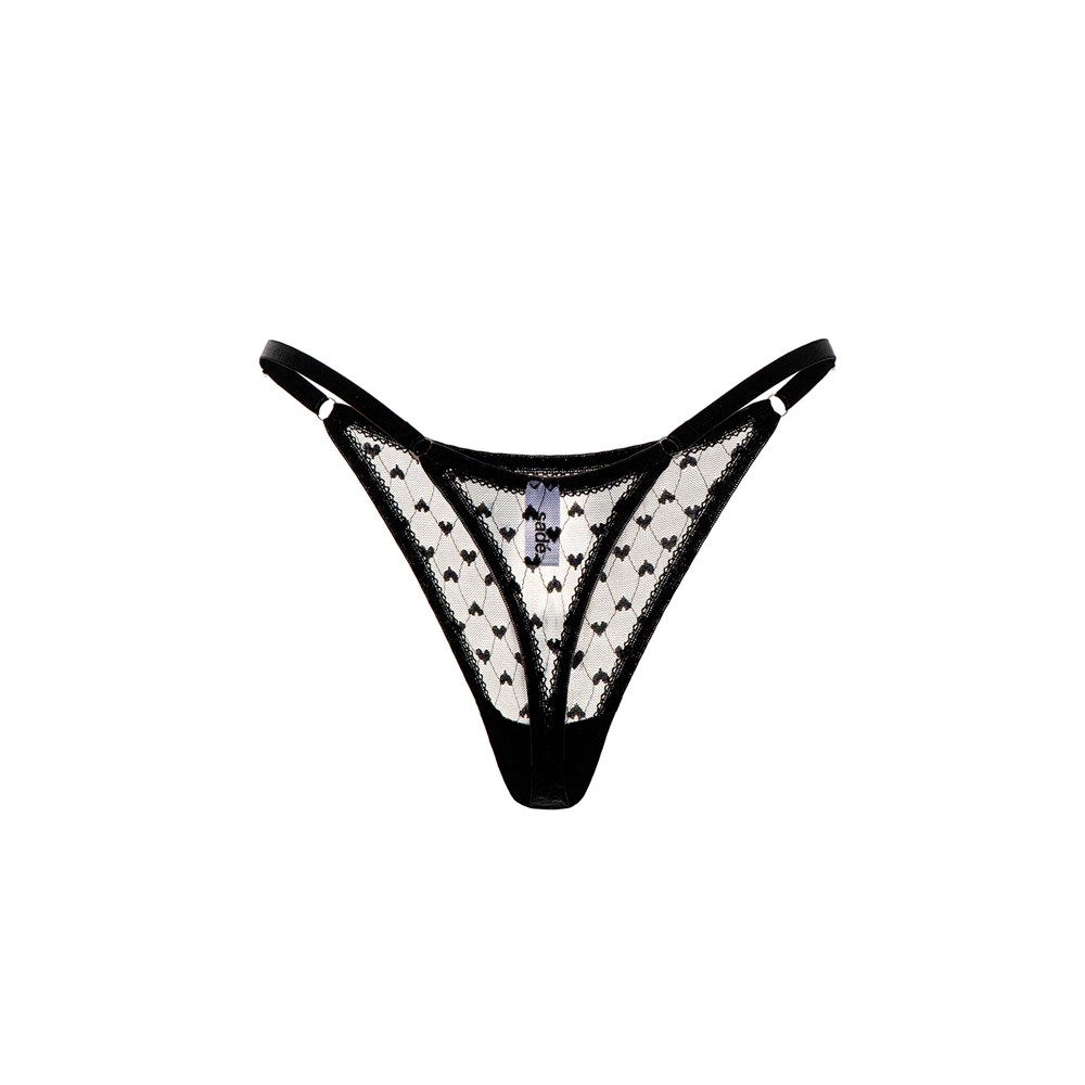 Мини-стринги BLACK HEART - фото 114296