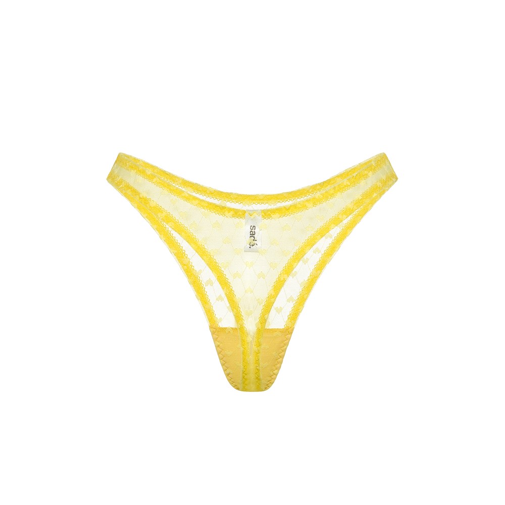 Cтринги V YELLOW HEART - фото 114347