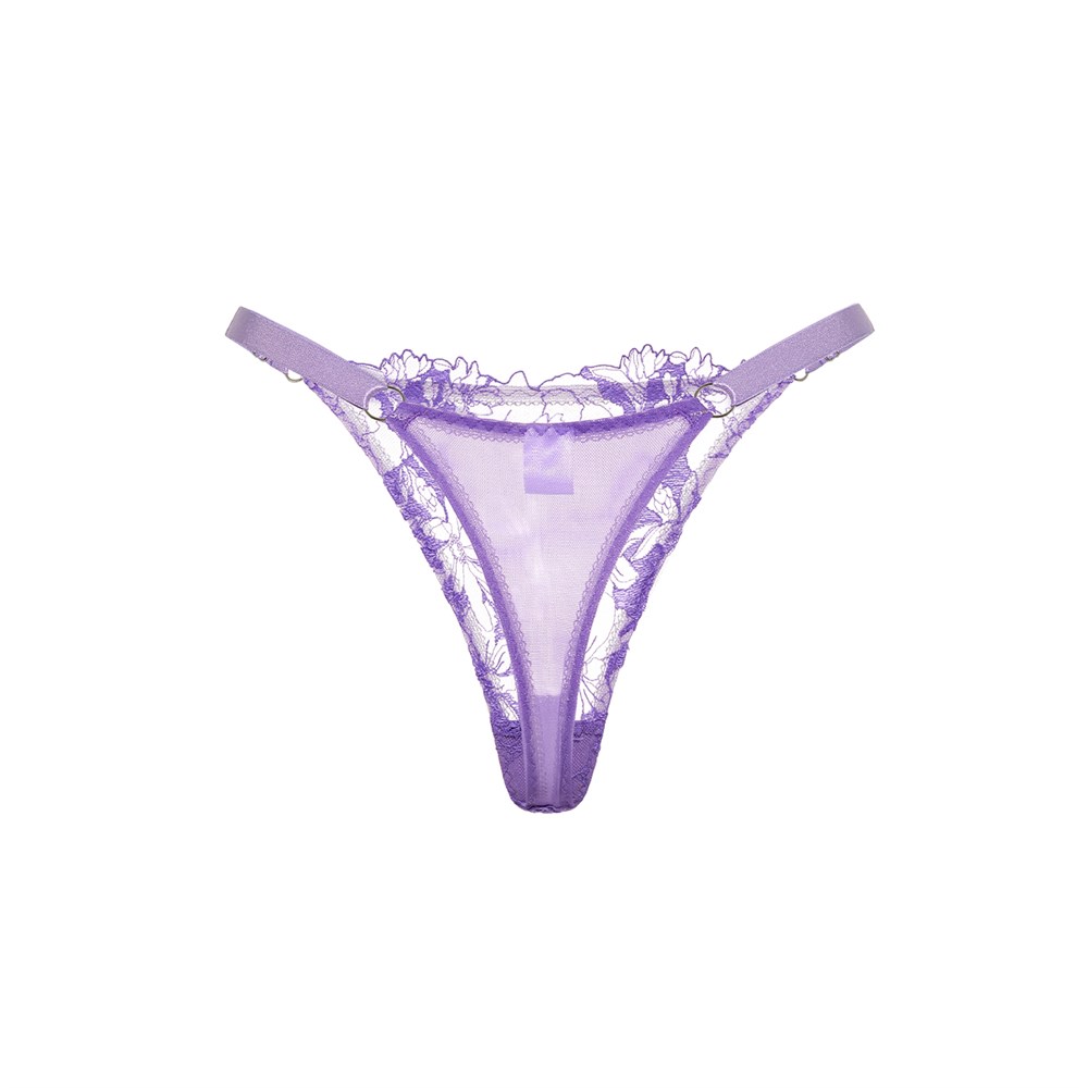 Мини-стринги LILAC FLOWERS - фото 114364