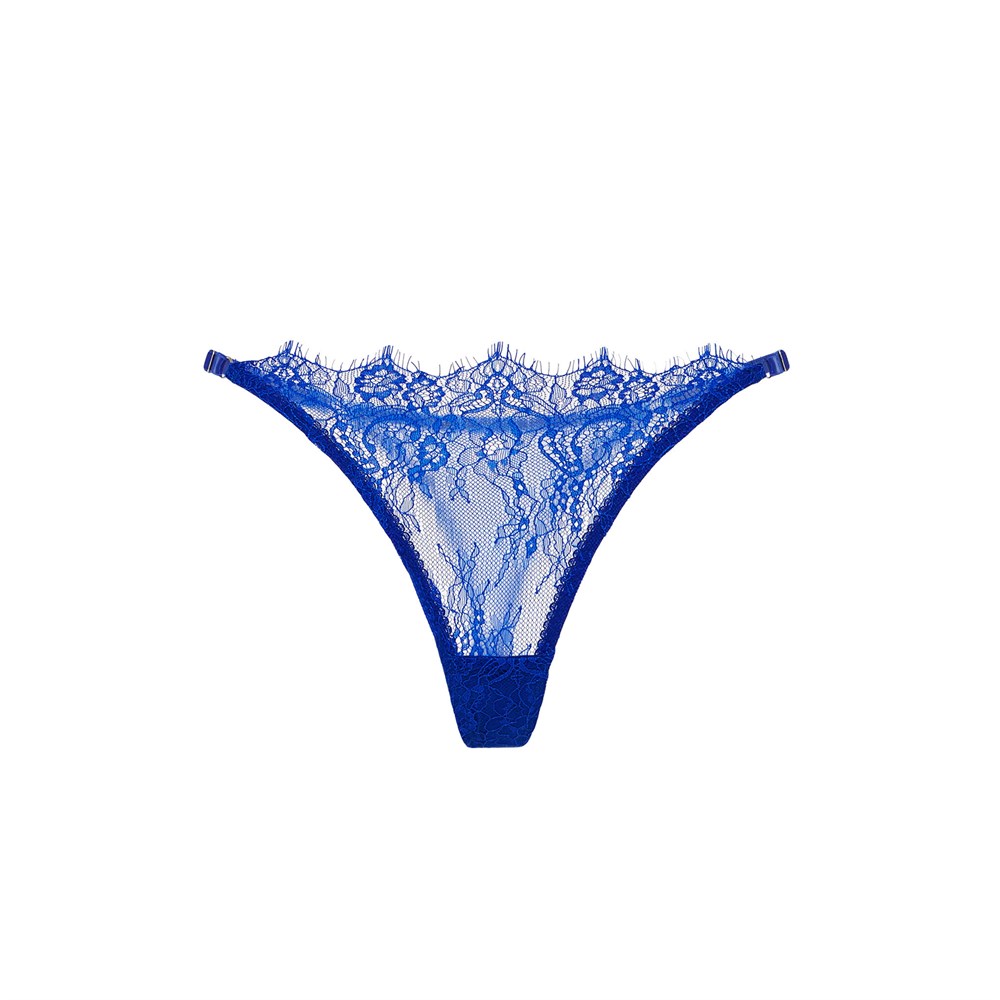 Мини-стринги ELECTRIC BLUE LACE - фото 114402