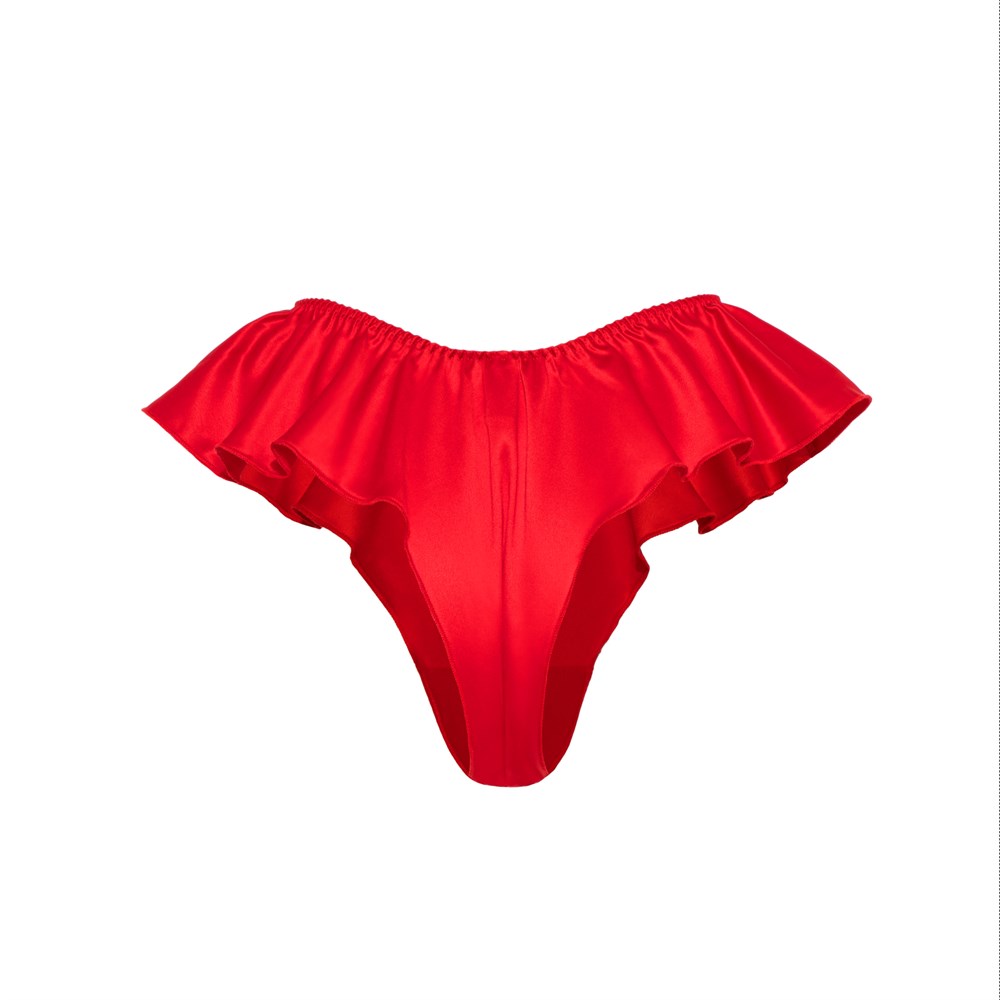 Трусики-cтринги RED SILK - фото 114408