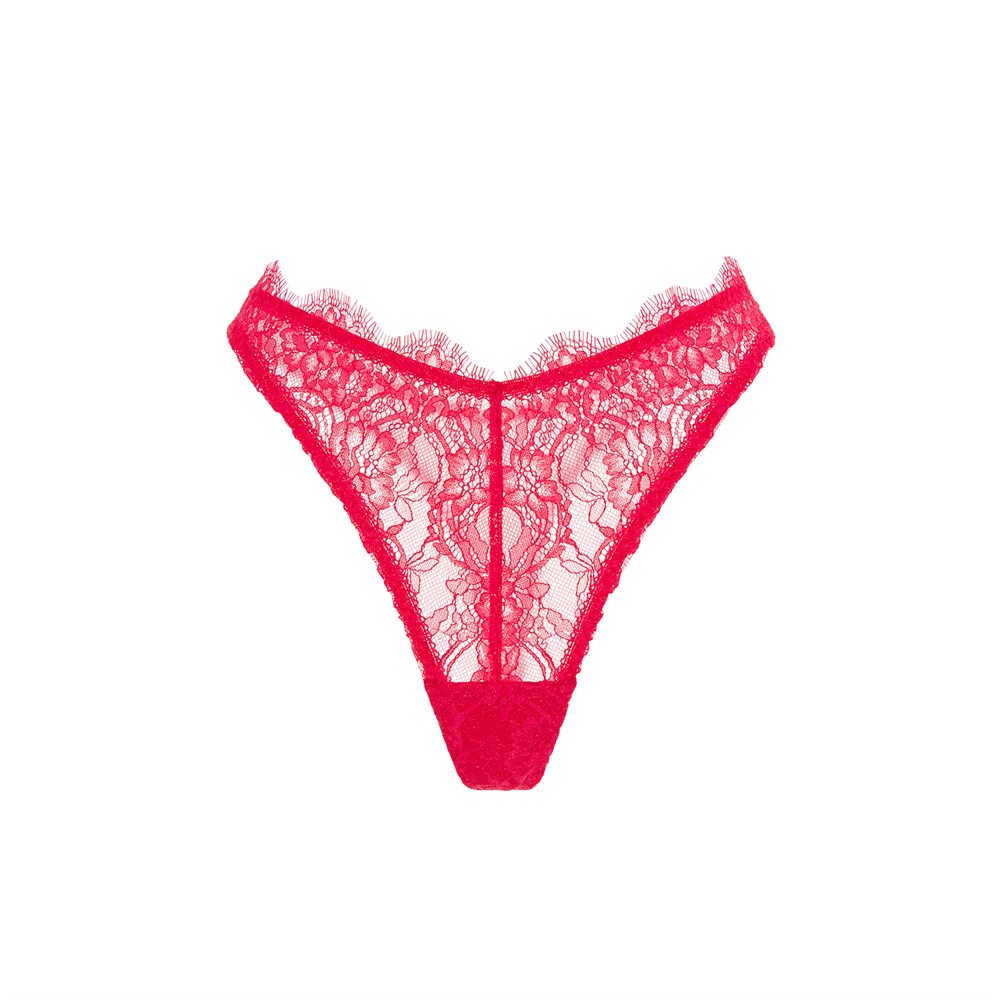 Cтринги V RED LACE - фото 114458