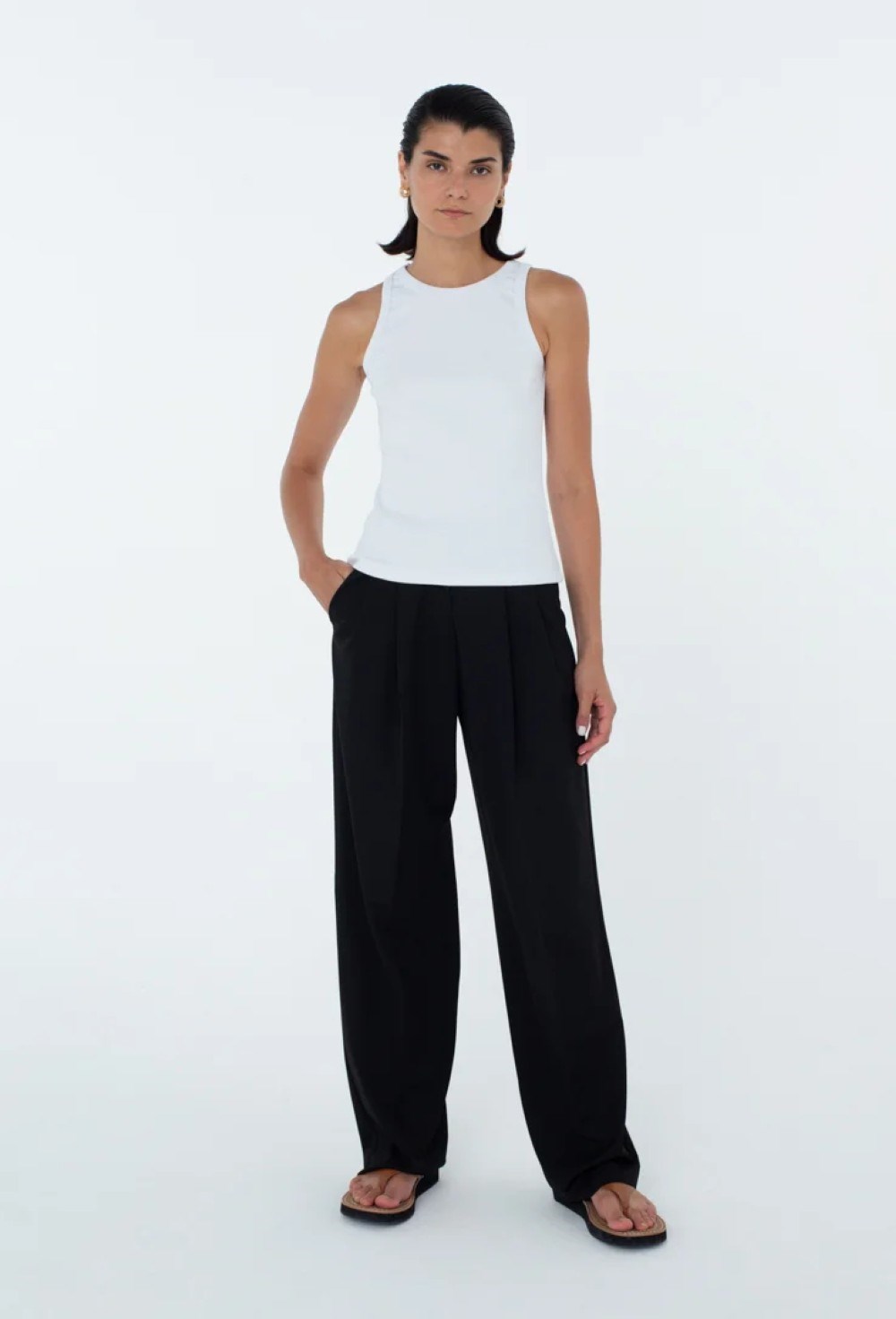 БРЮКИ "PLEATED" - фото 115058