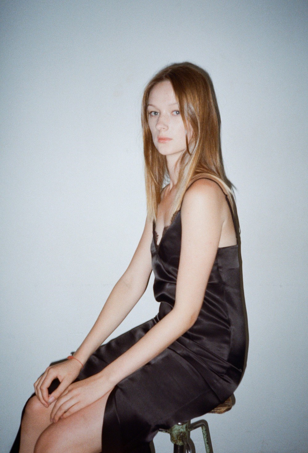 Платье-комбинация с кружевом - фото 115268