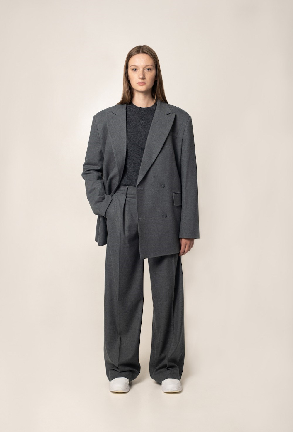 Жакет двубортный - фото 115281