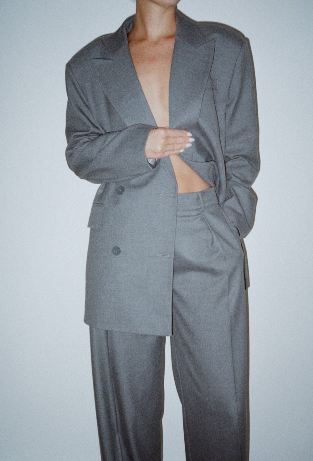 Жакет двубортный - фото 115283