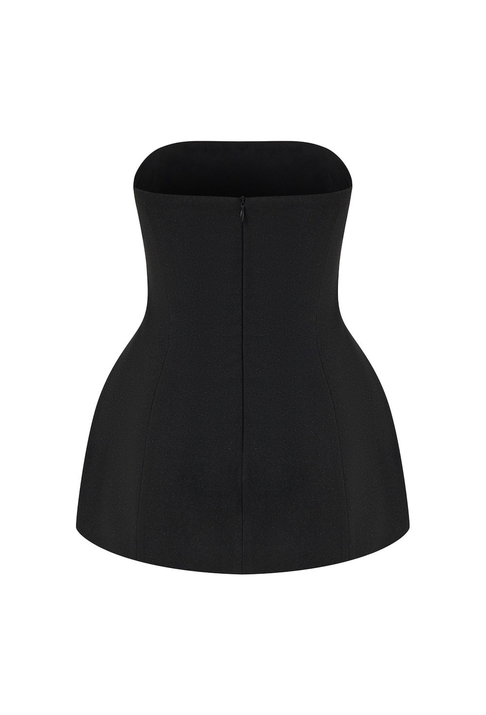 Фигурный вечерний топ с блеском - фото 115347