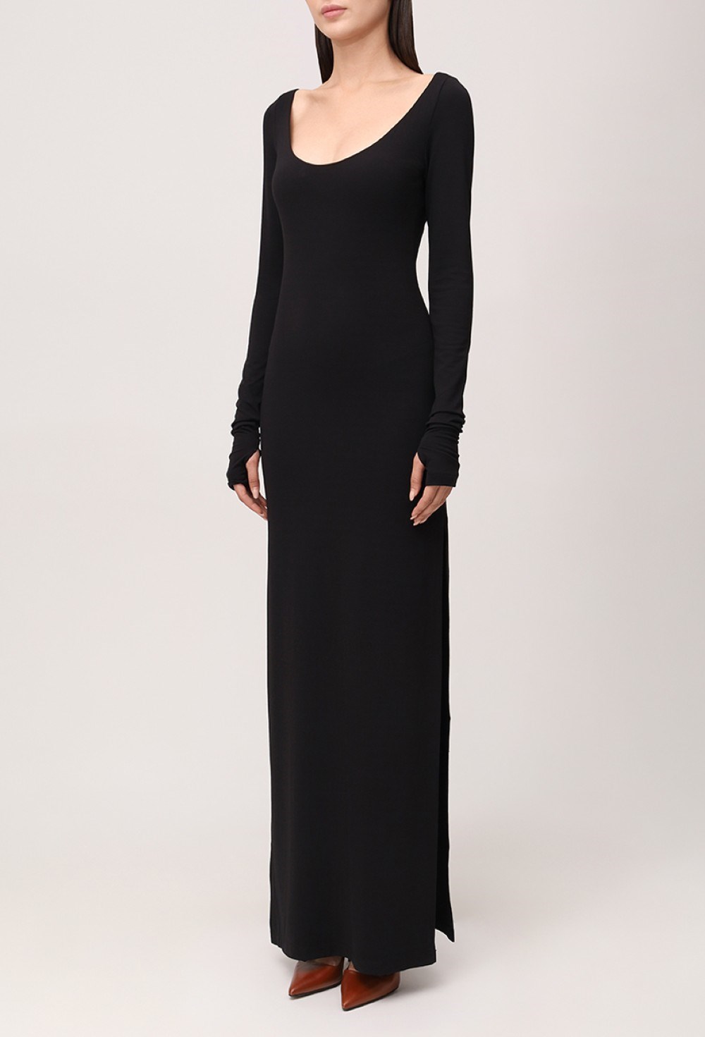 Платье с разрезами - фото 115670