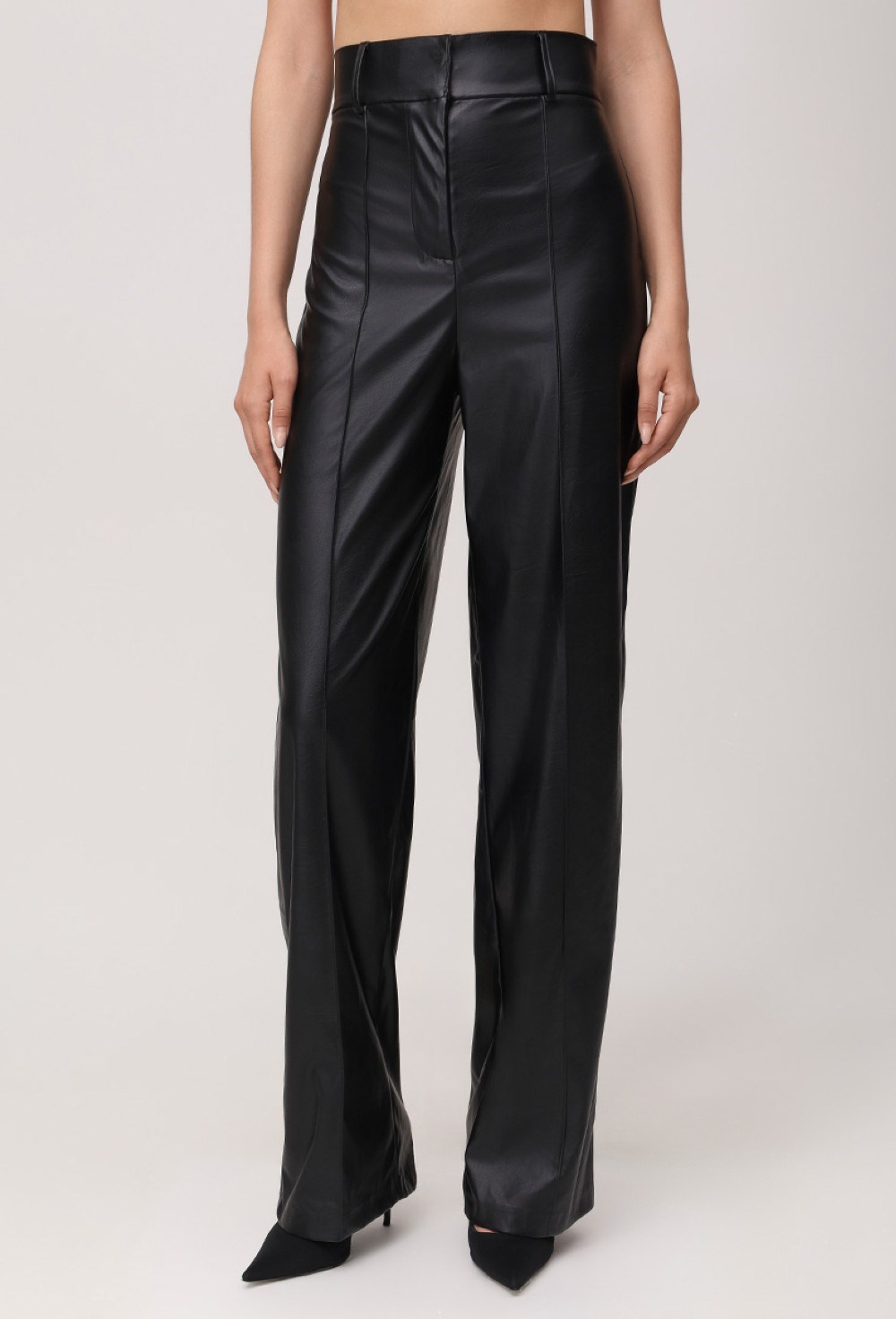 Брюки из экокожи - фото 115797