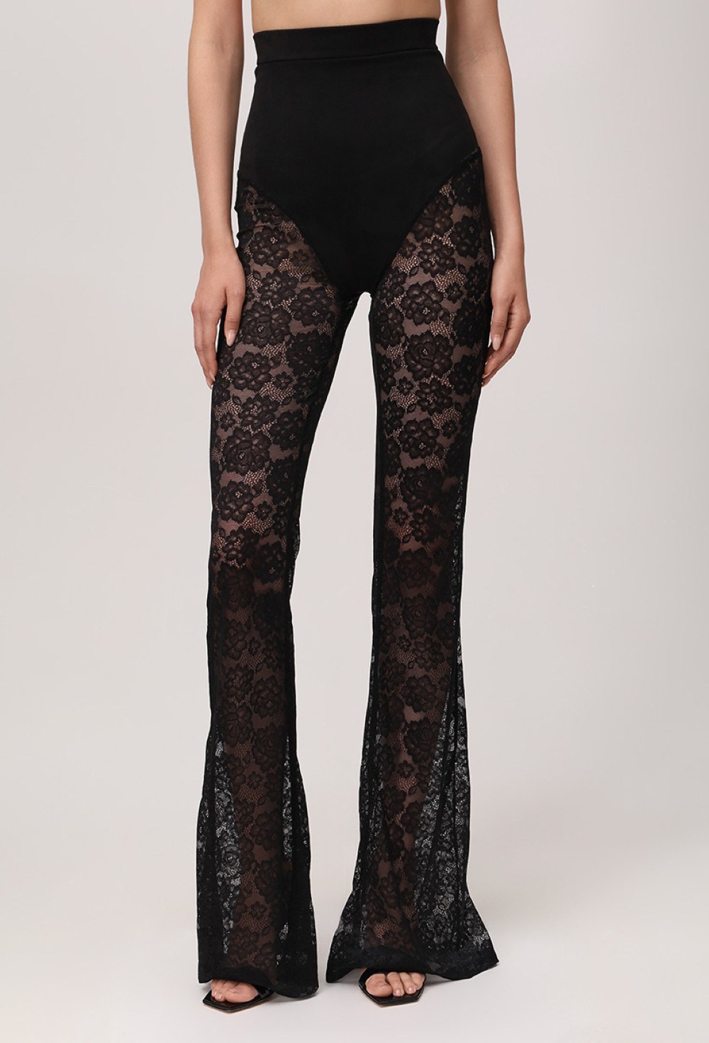 Брюки Нуар кружевные - фото 115804
