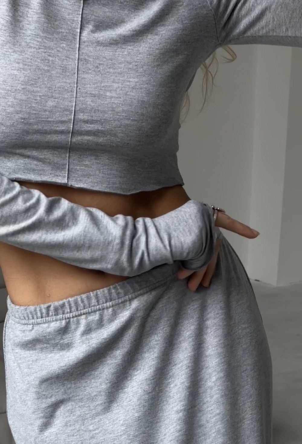 Кроп-Топ MELANGE - фото 116149