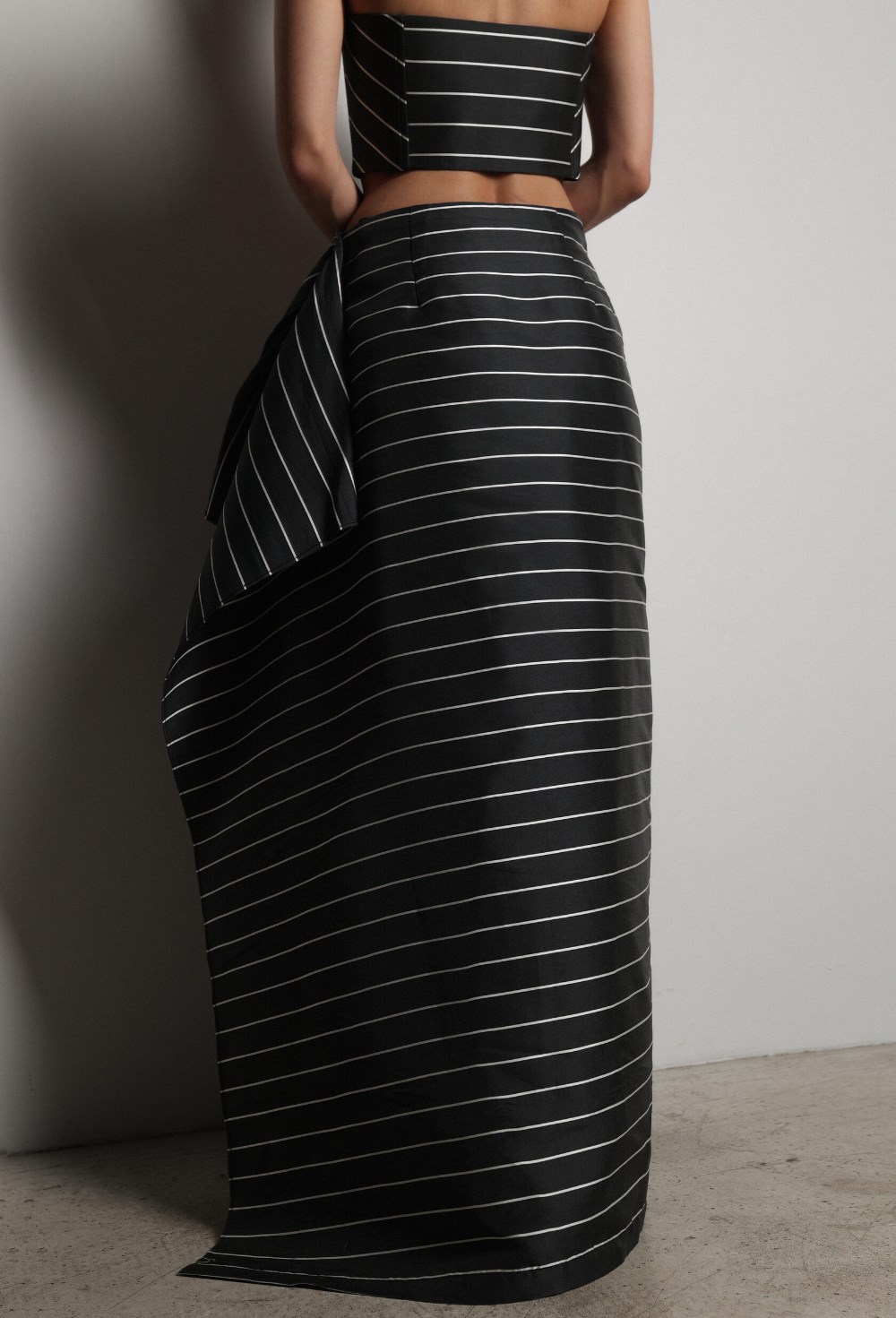 Юбка макси в полоску - фото 117239