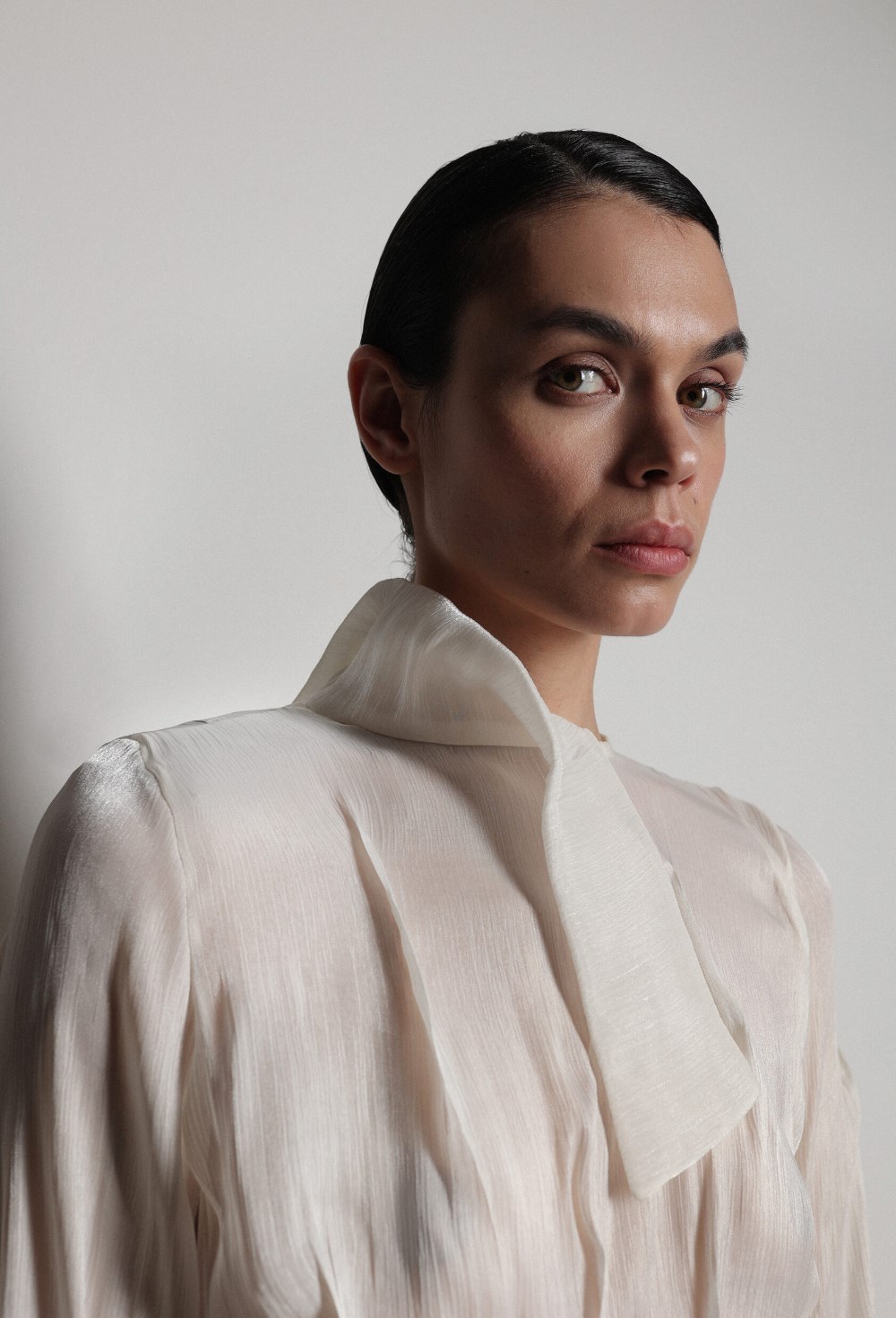 Платье с эффектом мокрой ткани - фото 117324