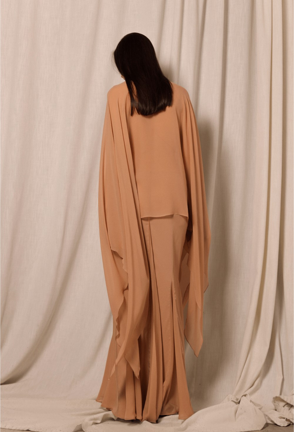 Юбка макси с клиньями - фото 117362