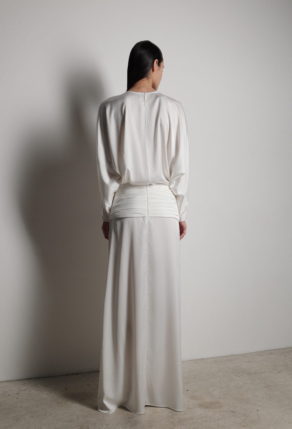 Костюм юбка макси и блуза - фото 117418