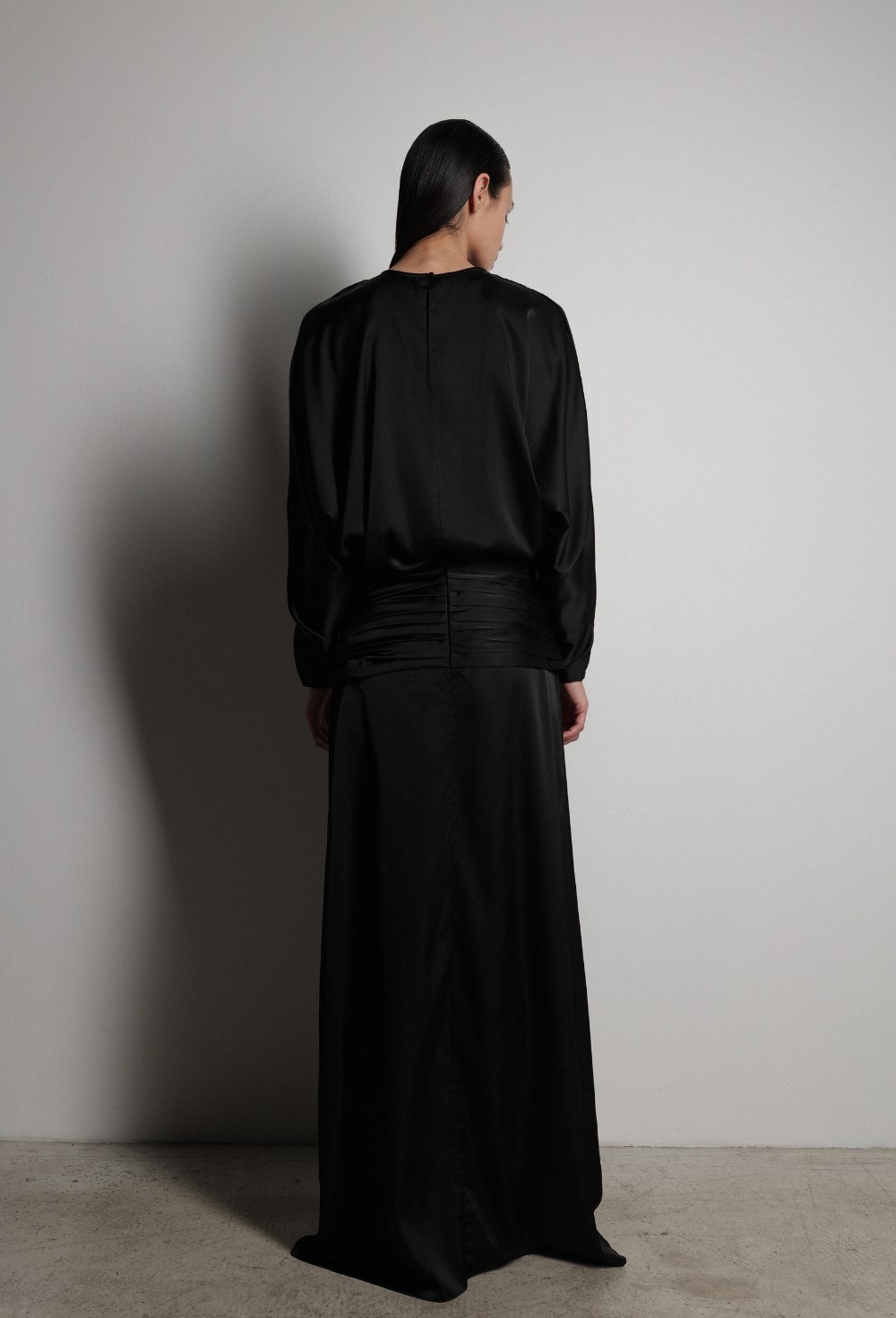 Костюм - юбка макси и блуза - фото 117422