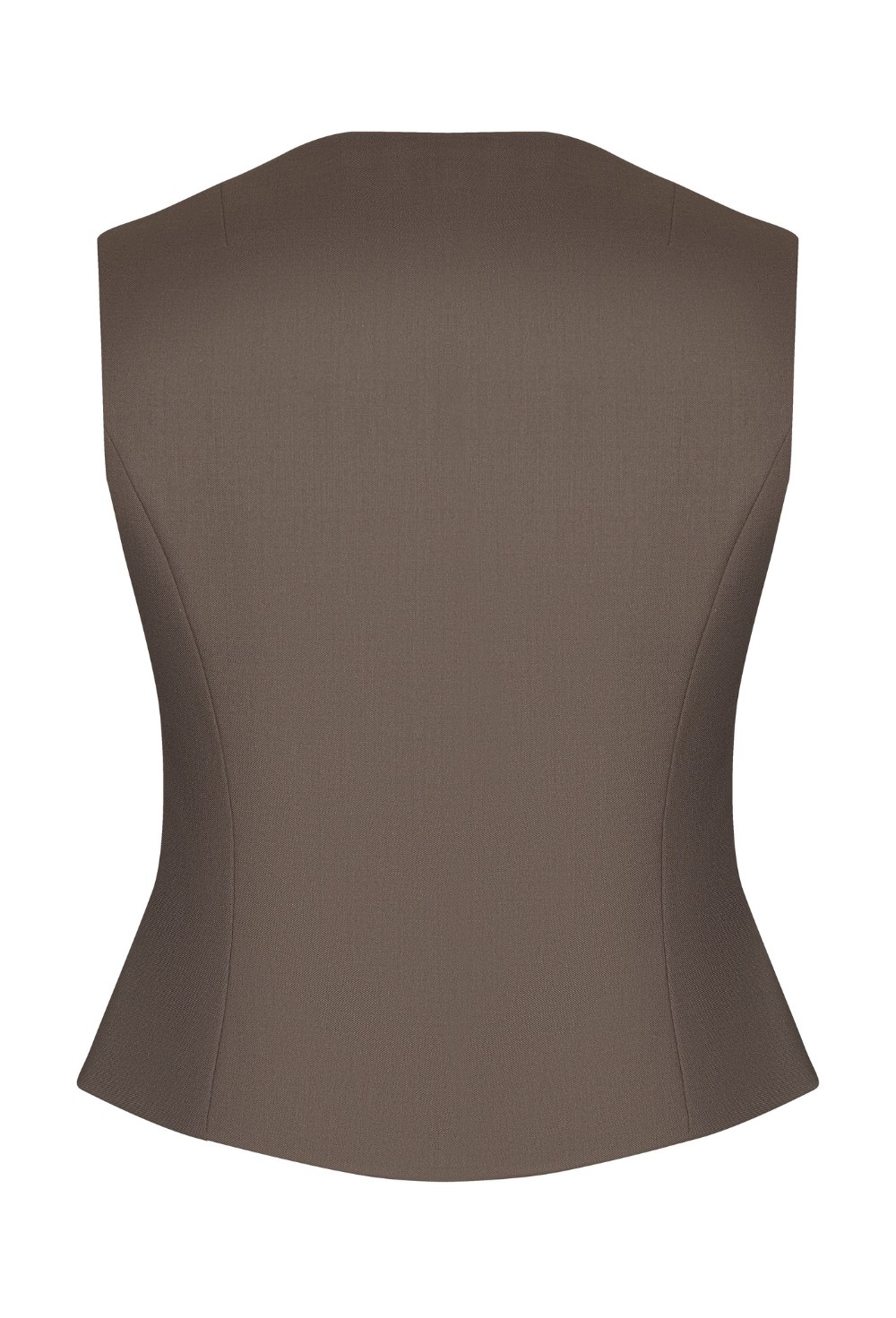 Приталенный жилет из шерсти - фото 117766