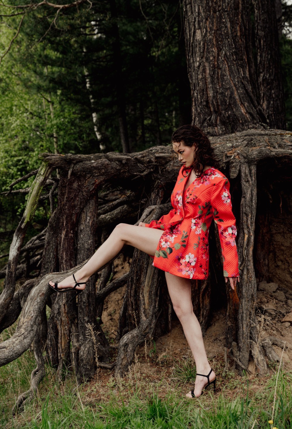 Жакет Сирин оранжевый - фото 117822