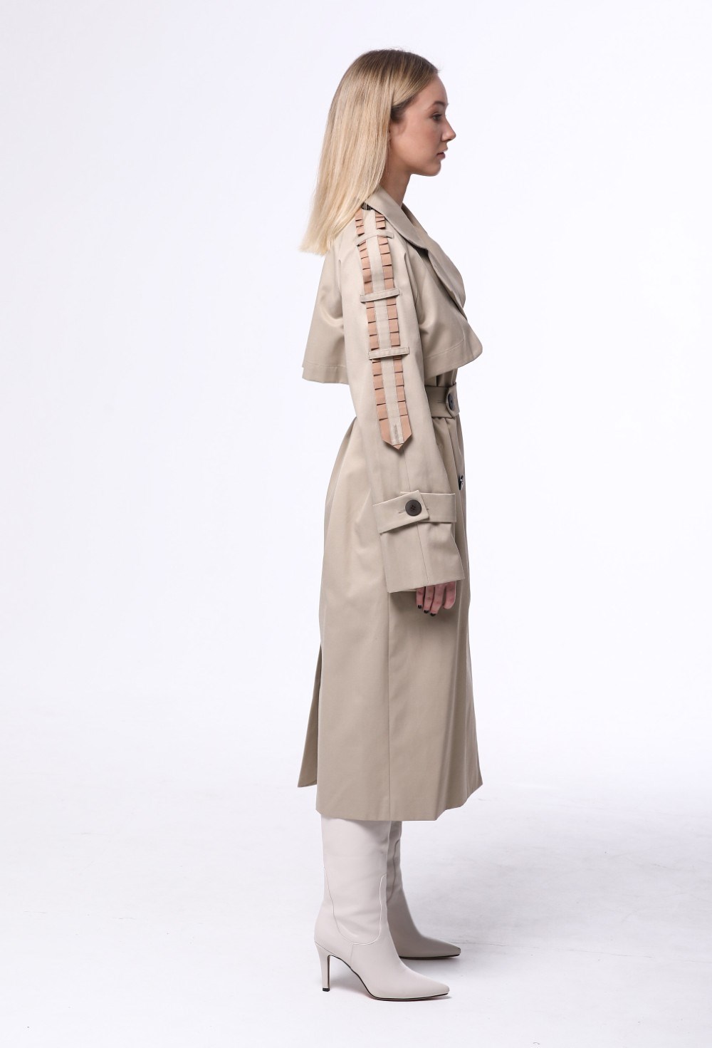 Тренч Гера с декором - фото 117856