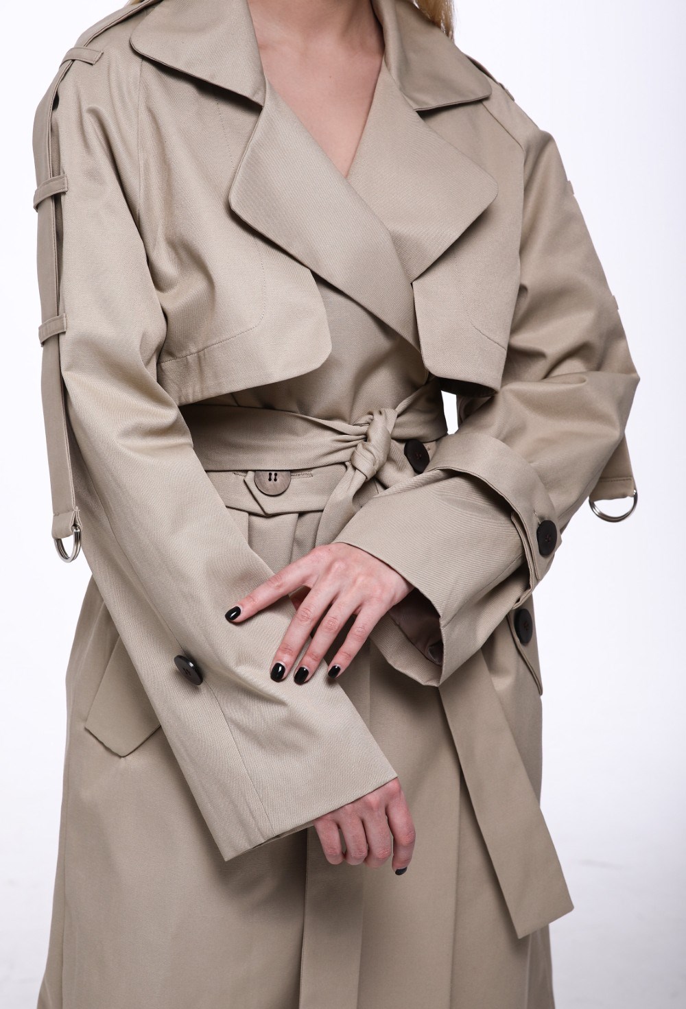 Тренч Гера с декором - фото 117859