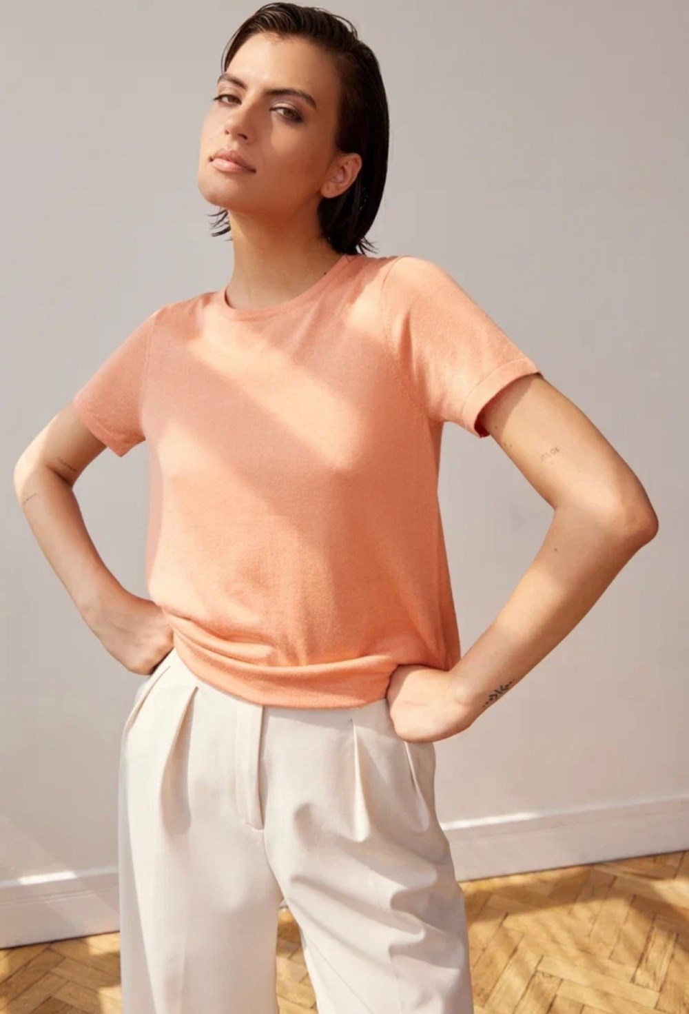 Футболка из шелка - фото 118099