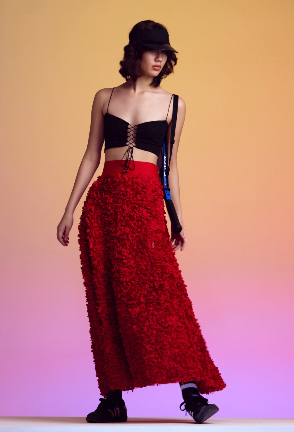 Топ со шнуровкой - фото 118131