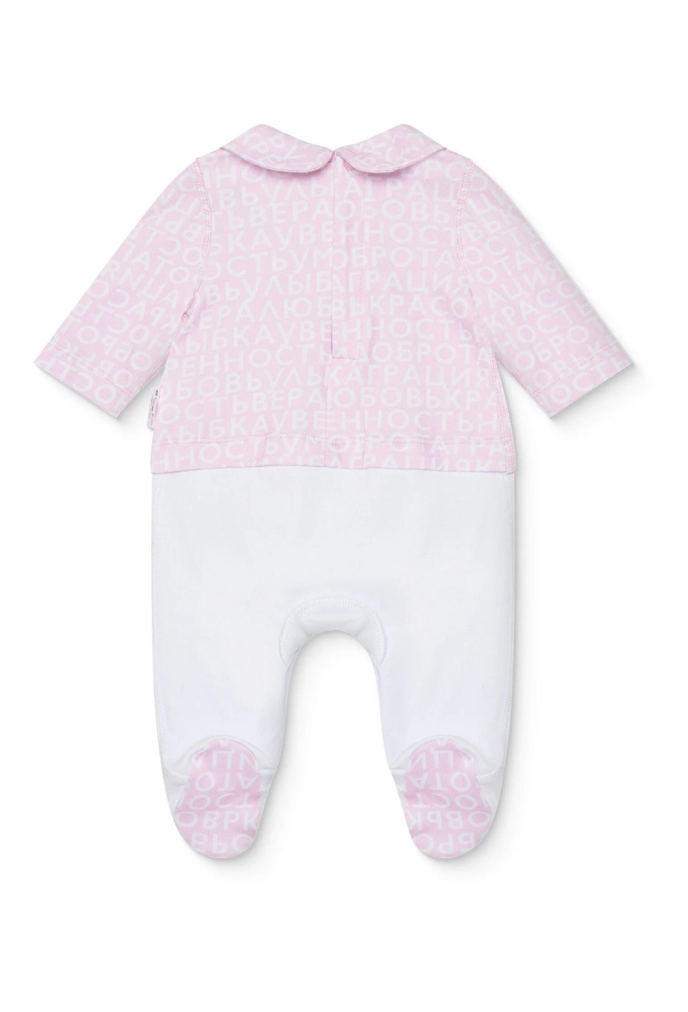 Комбинезон с зайками розовый - фото 118361