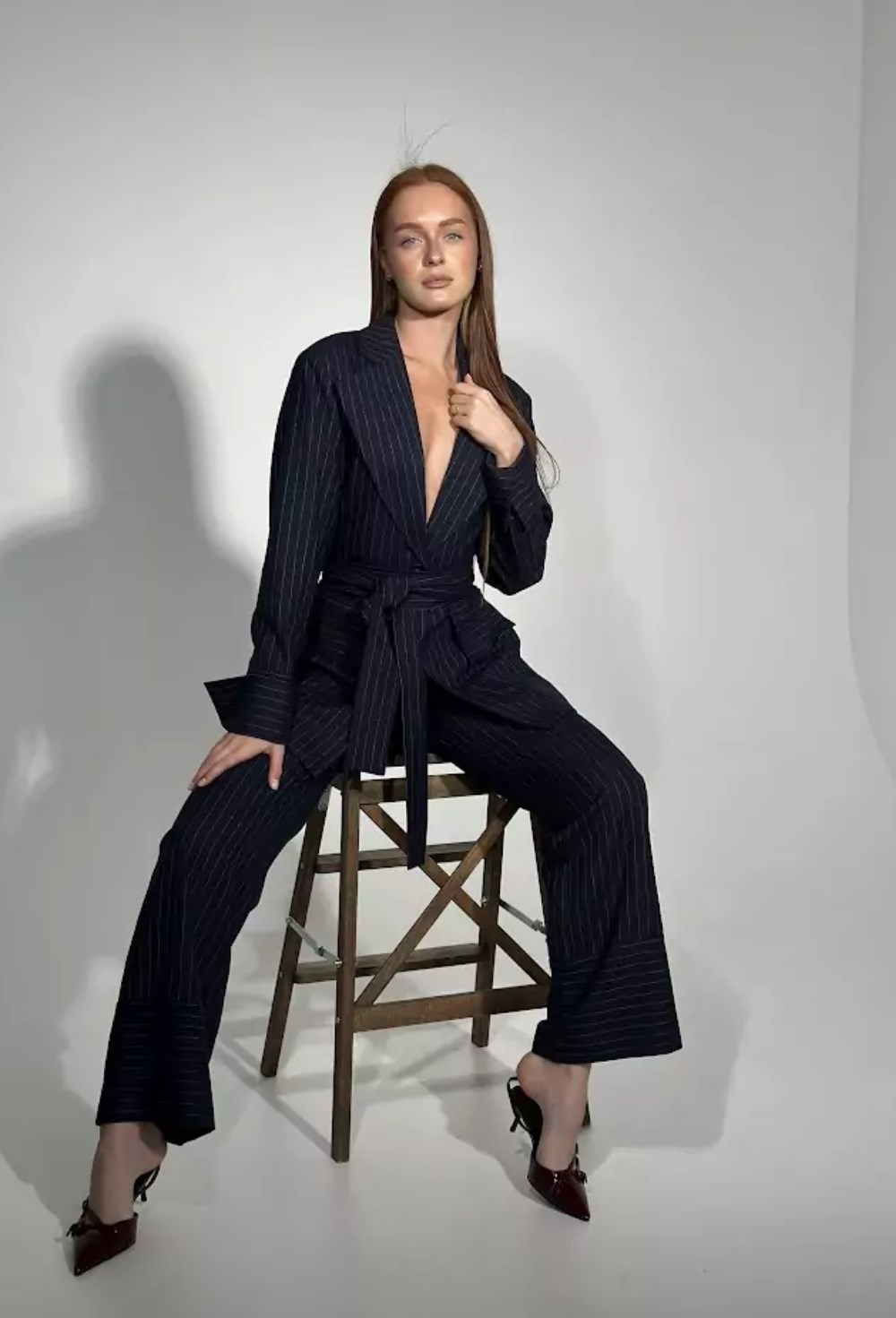 Брюки в полоску - фото 118471