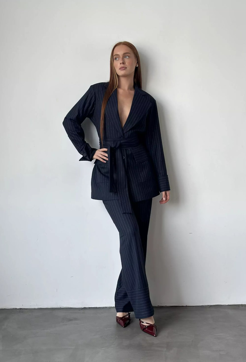 Брюки в полоску - фото 118472