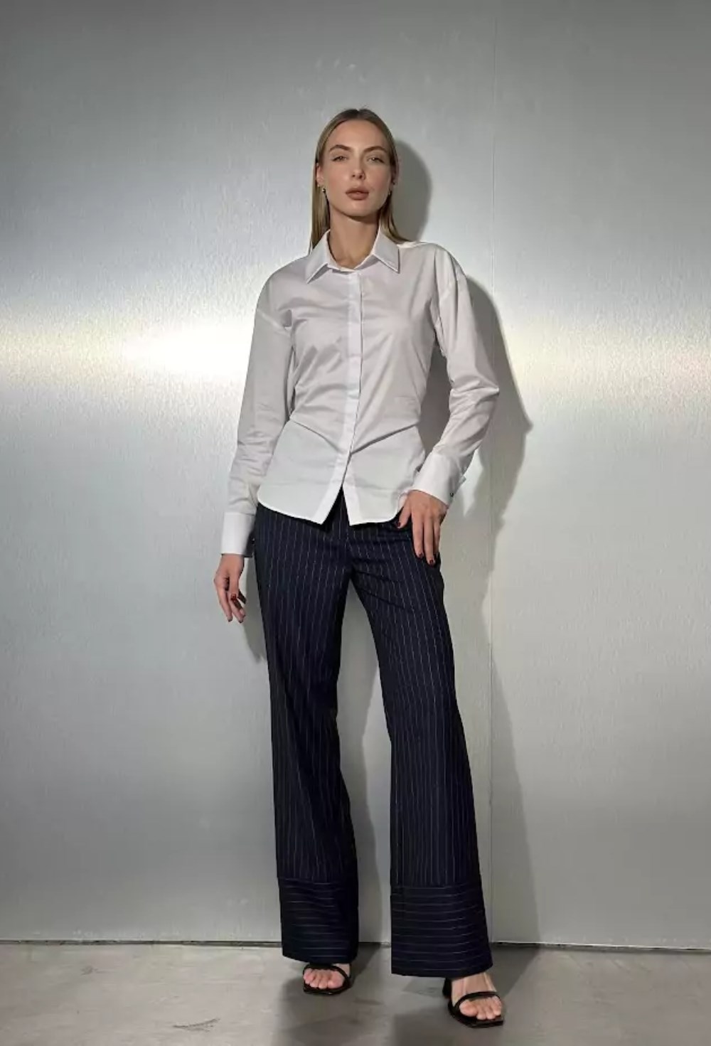 Брюки в полоску - фото 118477