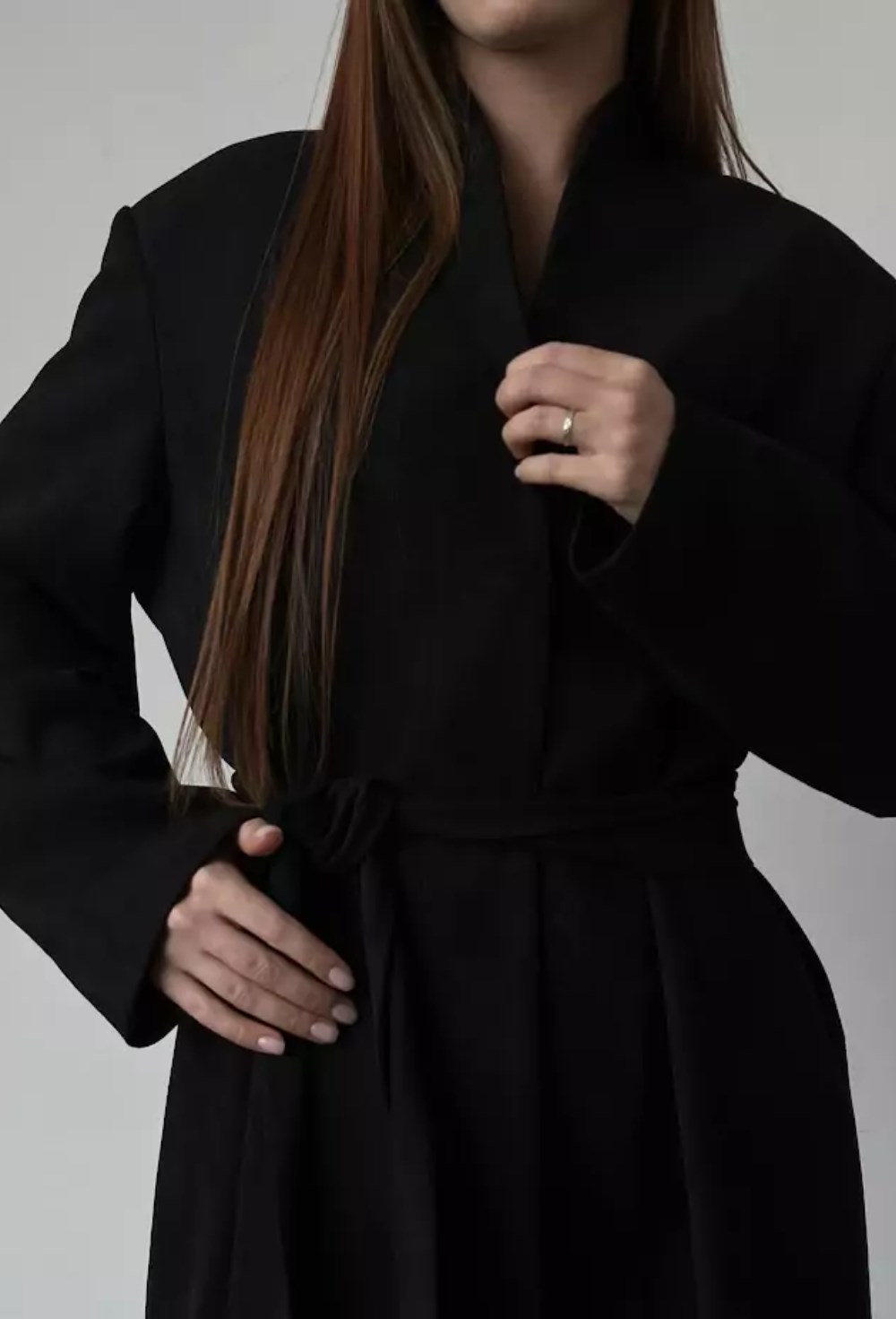 Тренч из замши - фото 118681