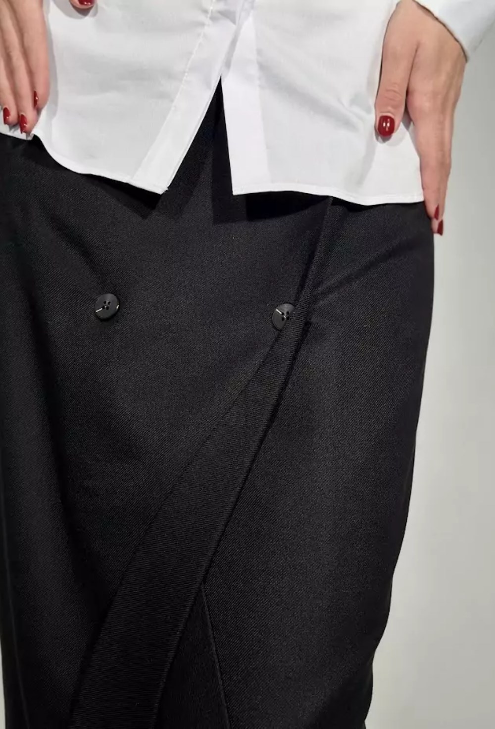 Юбка c лацканами - фото 118698