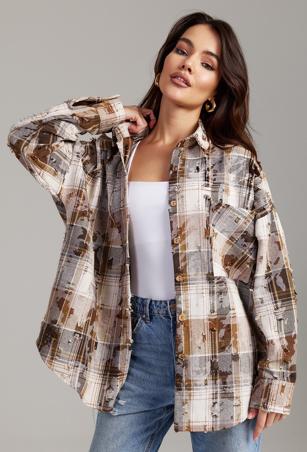 Рубашка в клетку - фото 118782