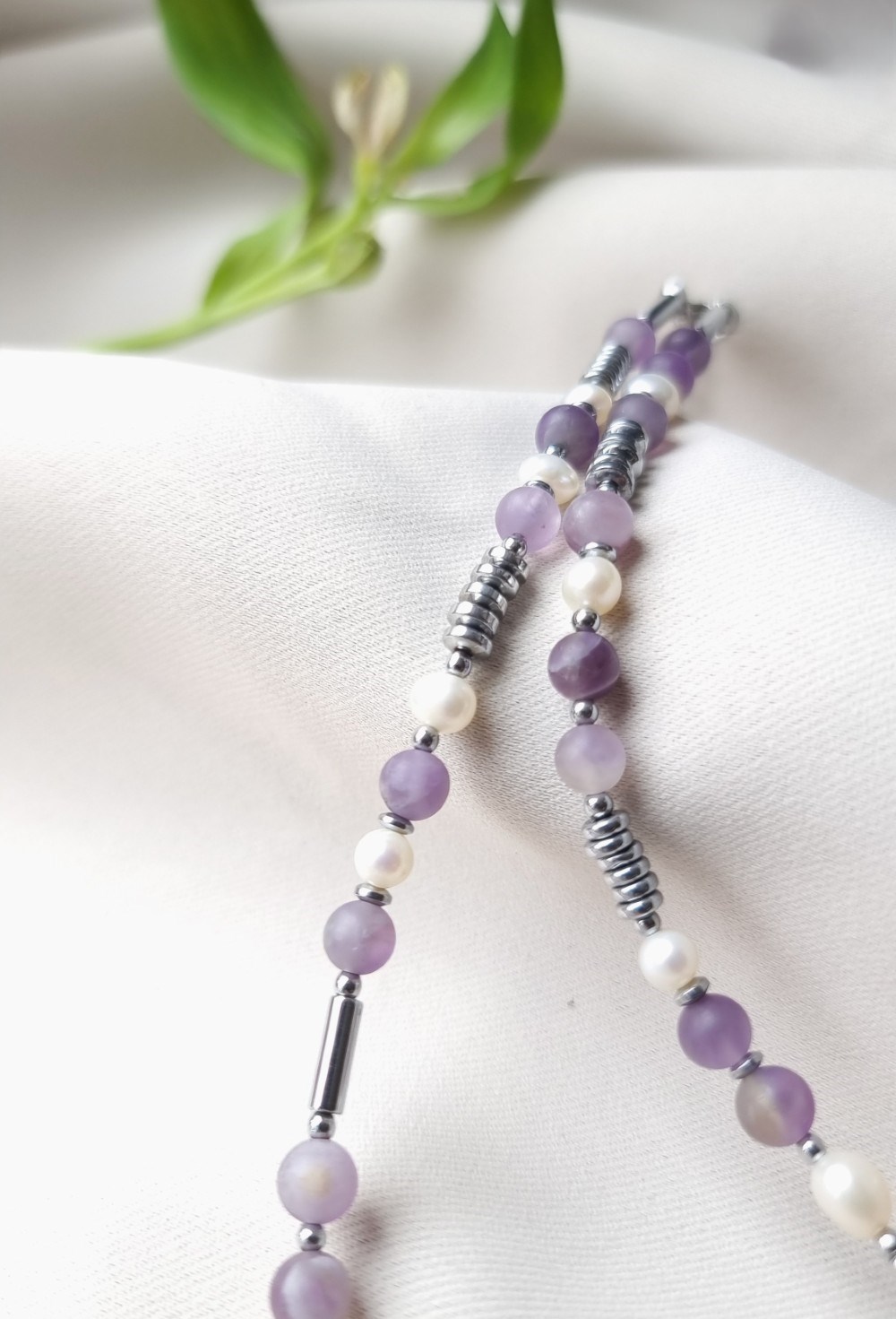 Чокер танец аметиста - фото 118913