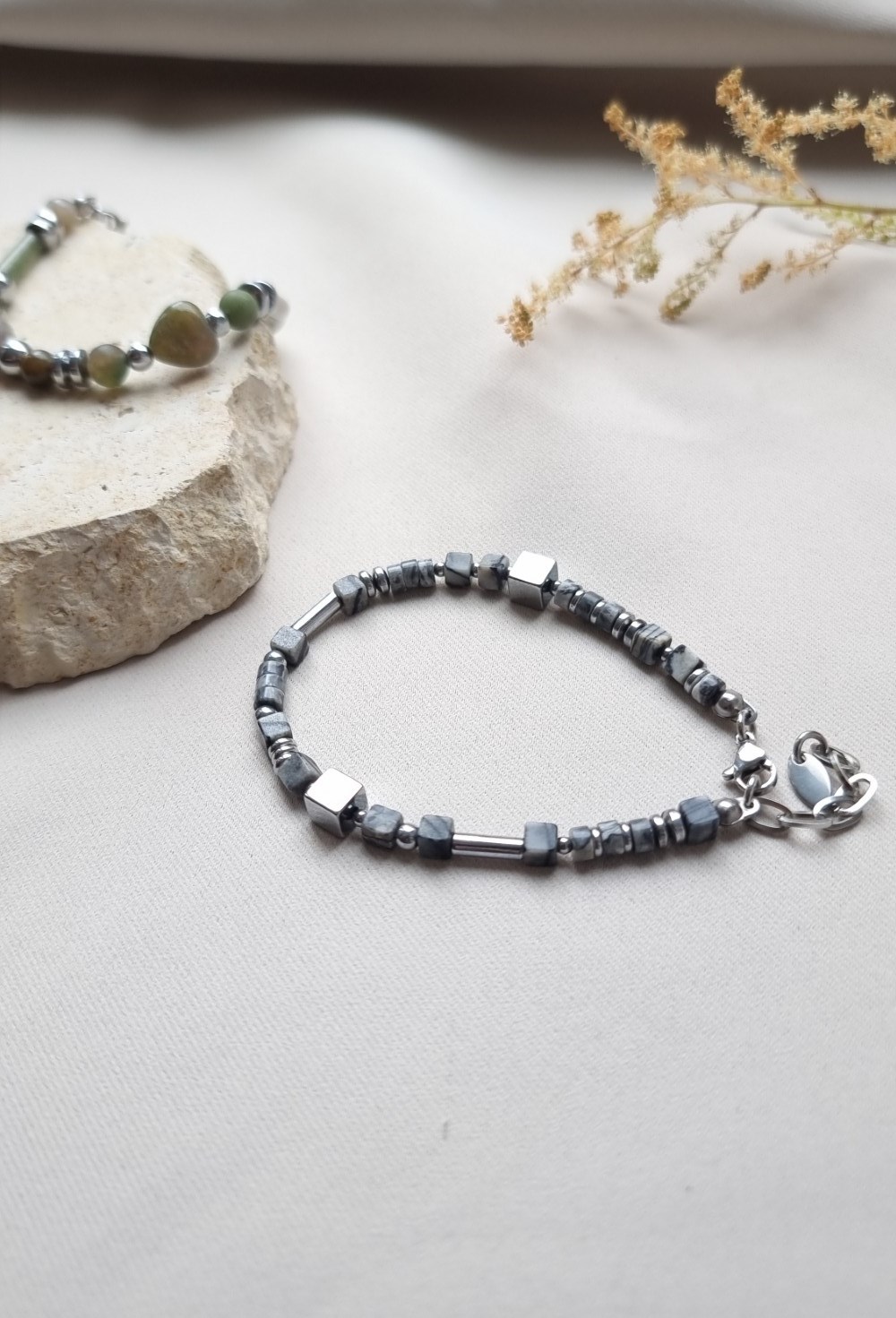 браслет серая зебра - фото 118923