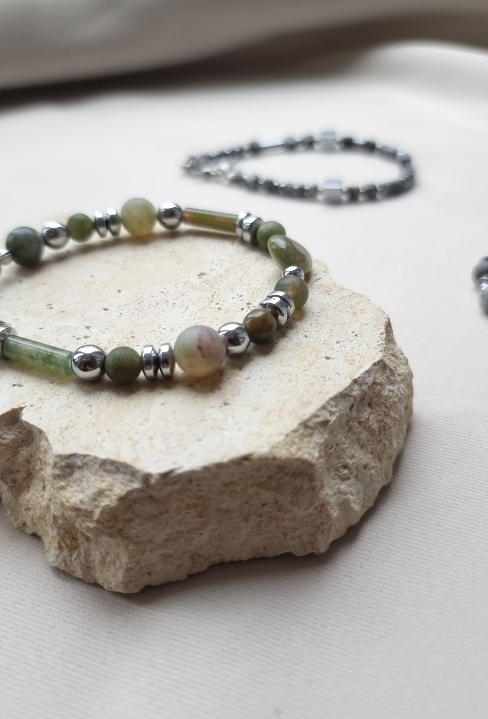 браслет болотное сердце - фото 118925