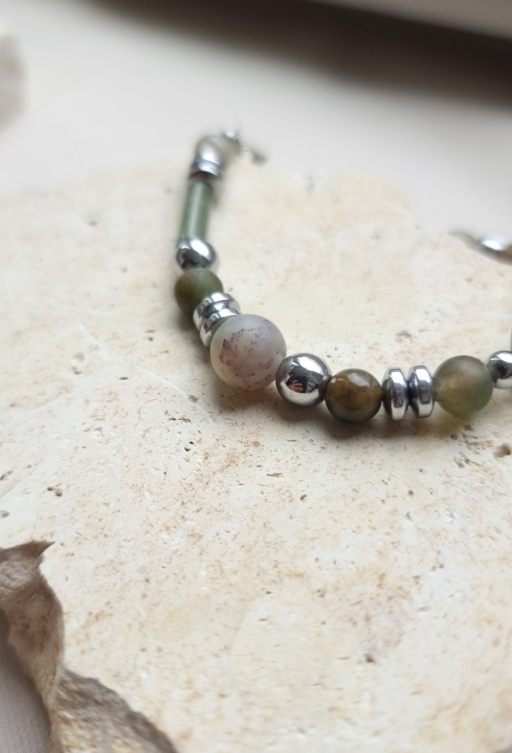 браслет болотное сердце - фото 118927