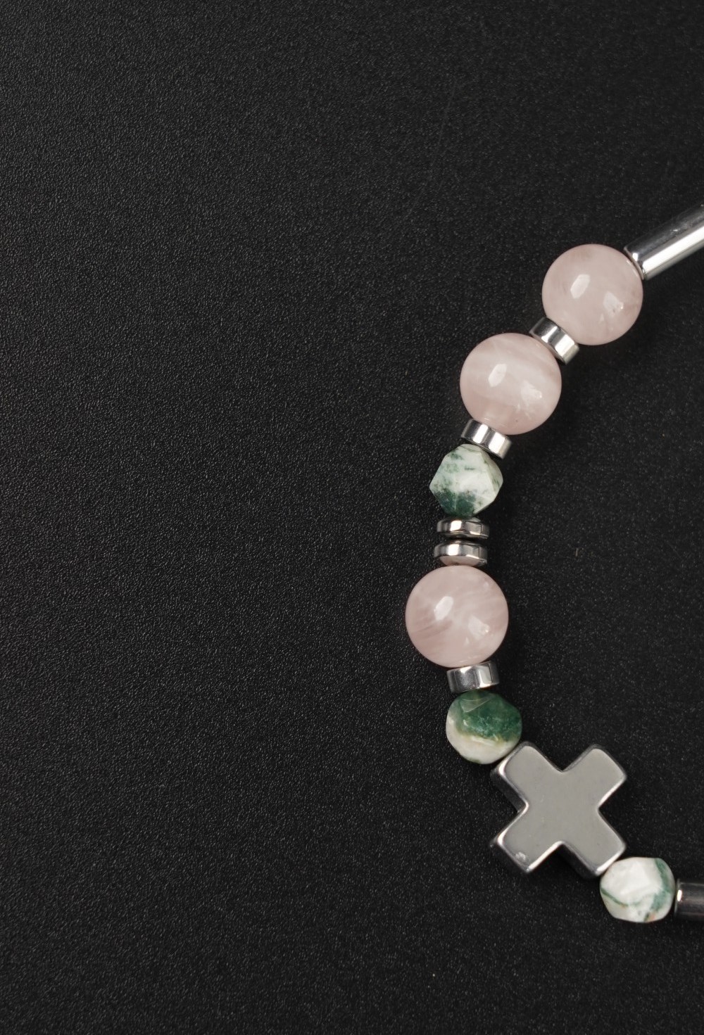 браслет розовый мох - фото 118932