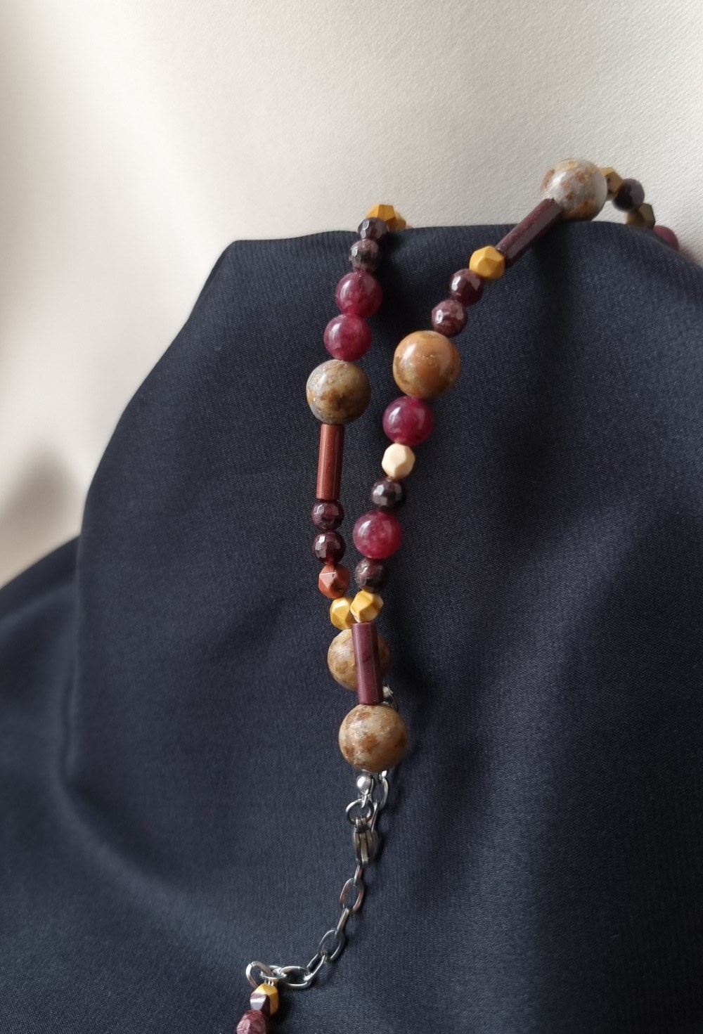 Колье осенний листопад - фото 118961