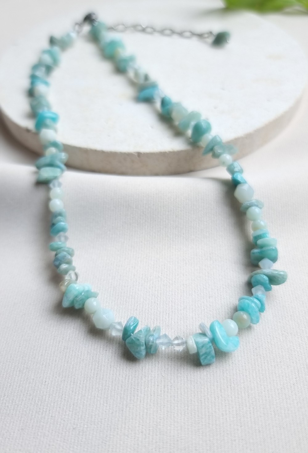 Колье лазурная лагуна - фото 118978