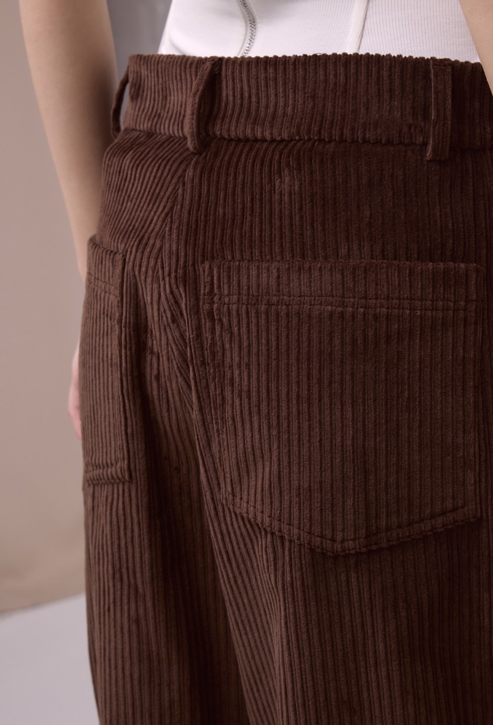 Джинсы COTTON VELVET BROWN - фото 118998